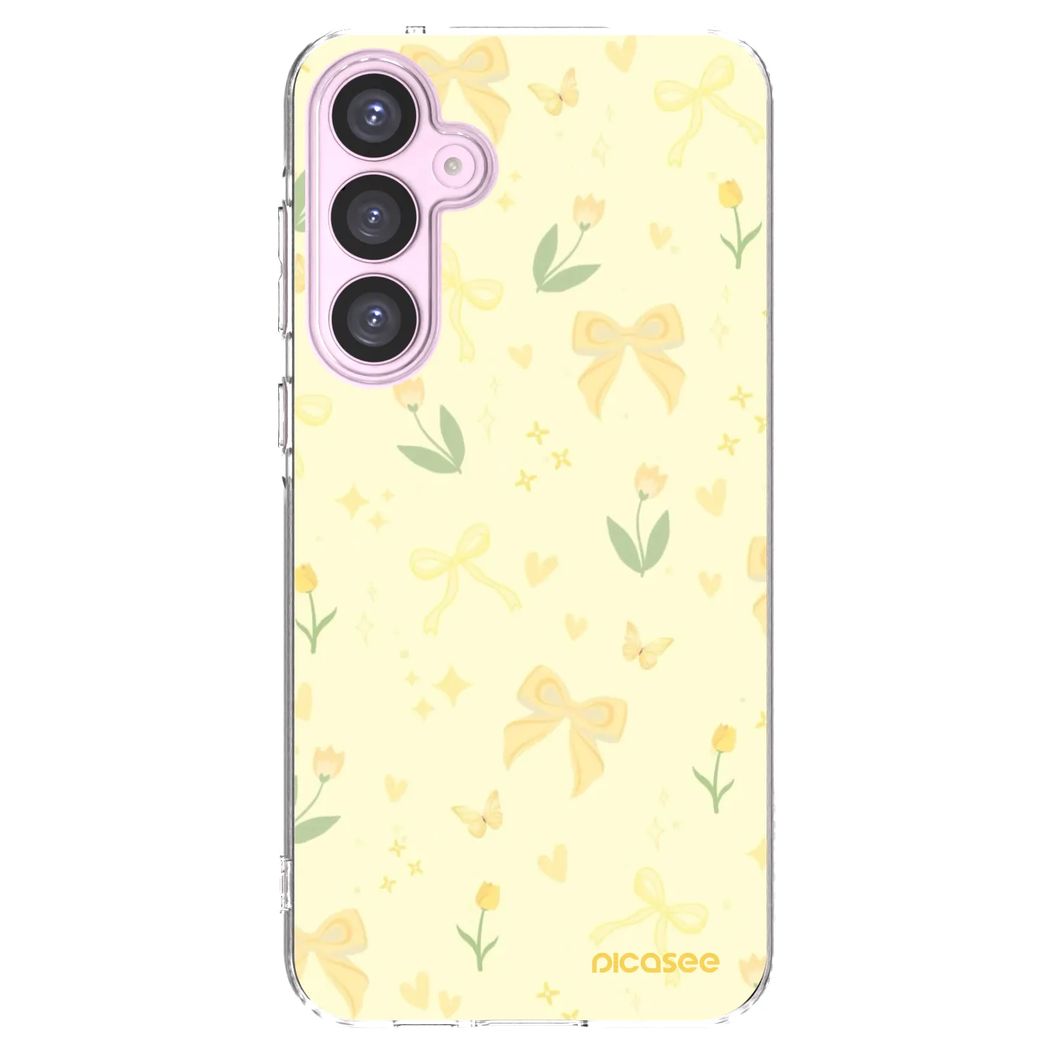 Picasee Samsung Galaxy A55 5G A556B Hülle - Transparentes Silikon - Honey Blossom