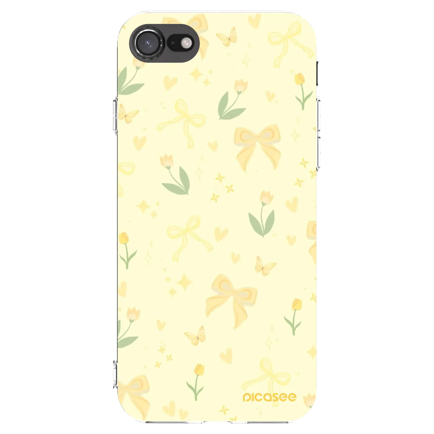 Picasee Apple iPhone 7 Hülle - Transparentes Silikon - Honey Blossom
