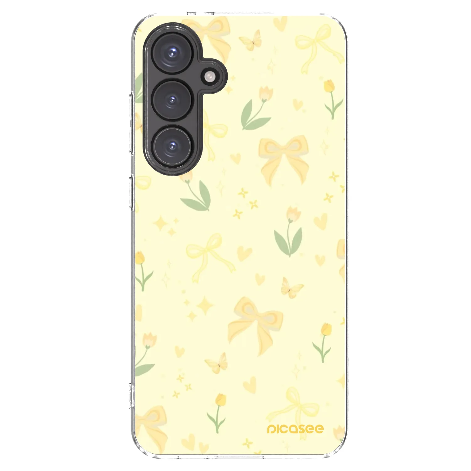 Picasee Samsung Galaxy S24 FE S721B Hülle - Transparentes Silikon - Honey Blossom