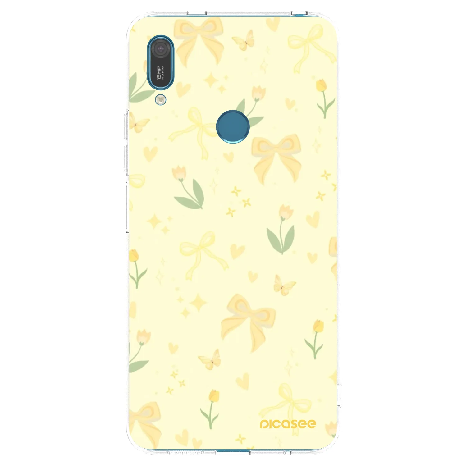 Picasee Huawei Y7 2019 Hülle - Transparentes Silikon - Honey Blossom