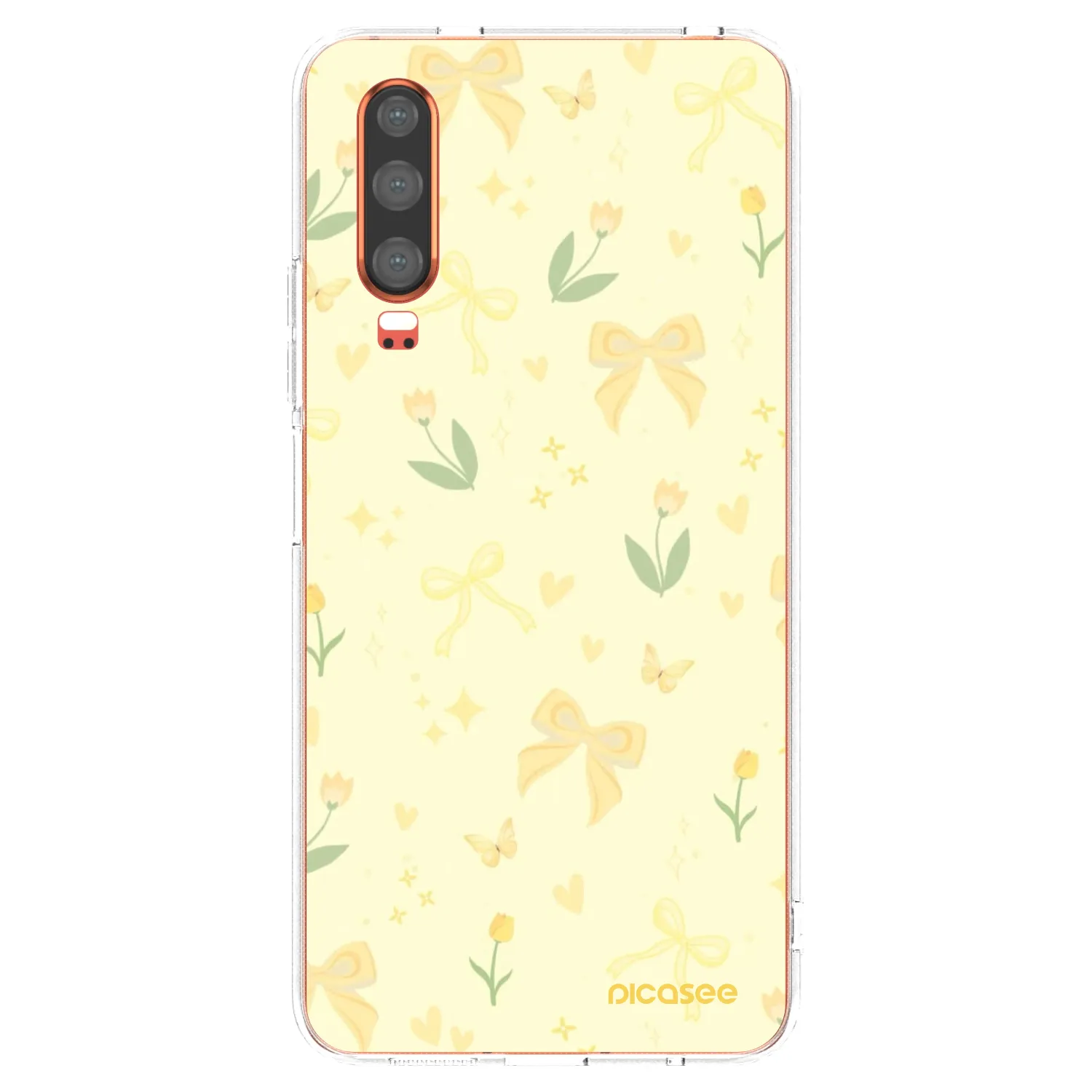 Picasee Huawei P30 Hülle - Transparentes Silikon - Honey Blossom
