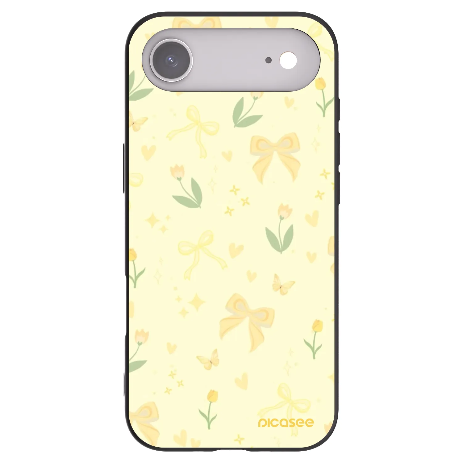 Picasee Apple iPhone Air Hülle - Schwarzes Silikon - Honey Blossom