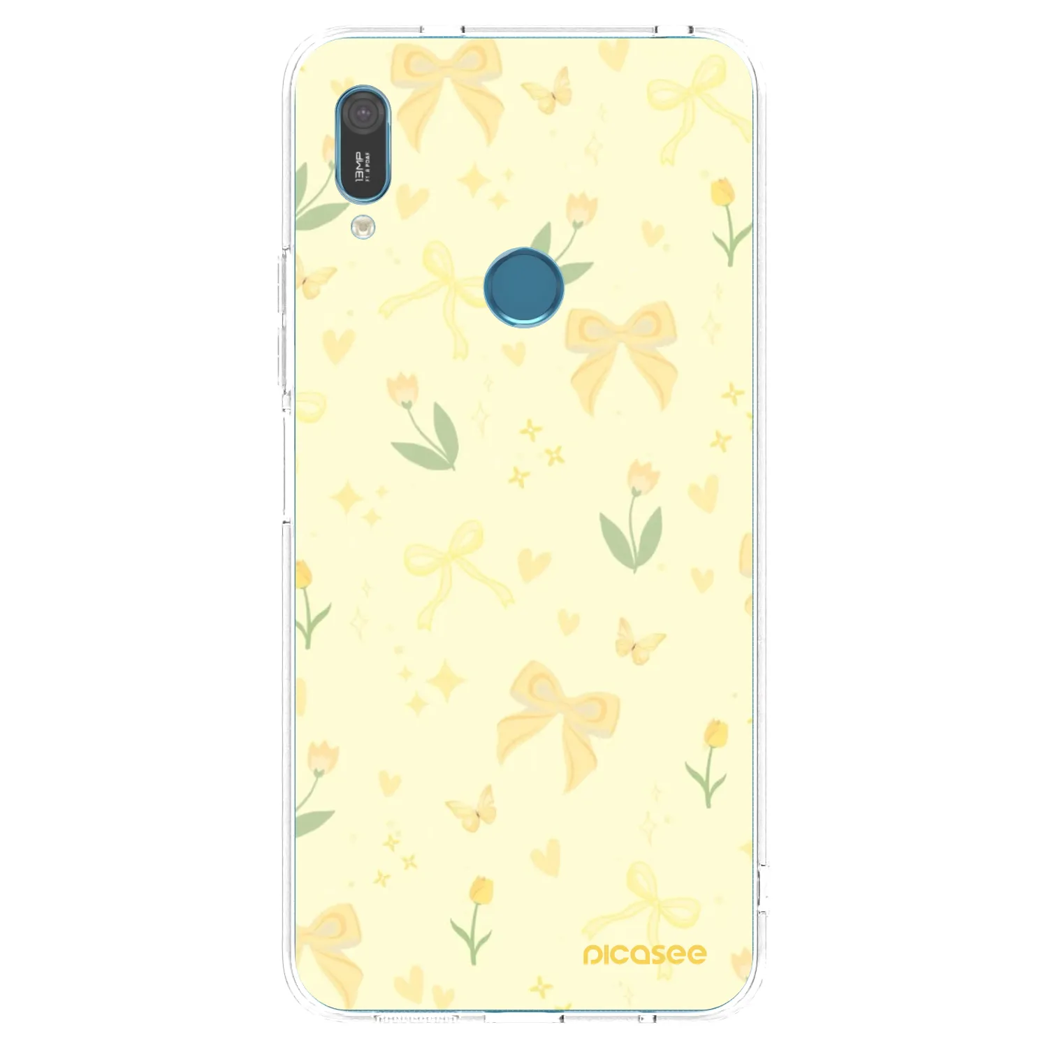 Picasee Huawei Y6 2019 Hülle - Transparentes Silikon - Honey Blossom