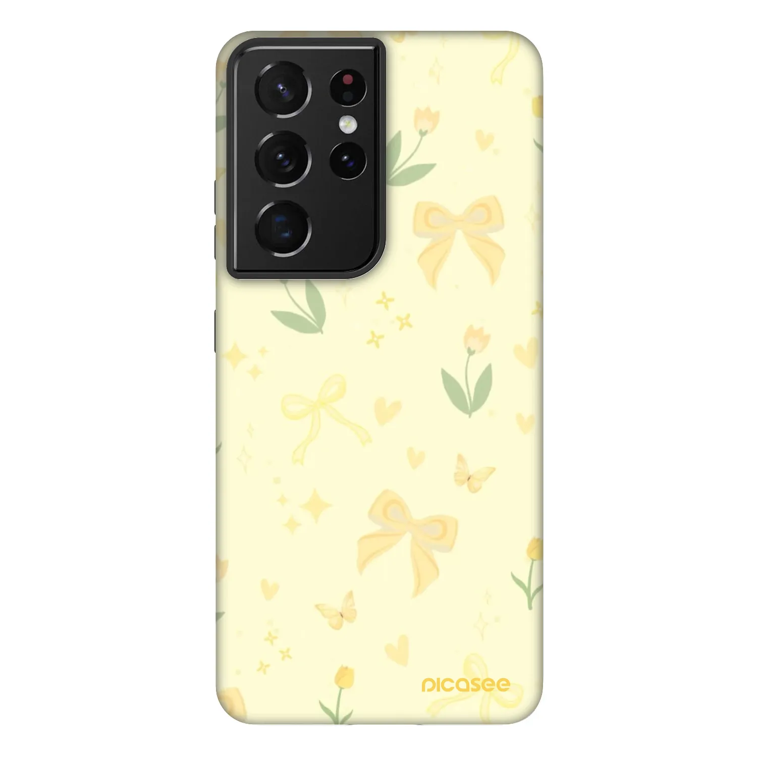Picasee Fashion Case für Samsung Galaxy S21 Ultra 5G G998B - Honey Blossom