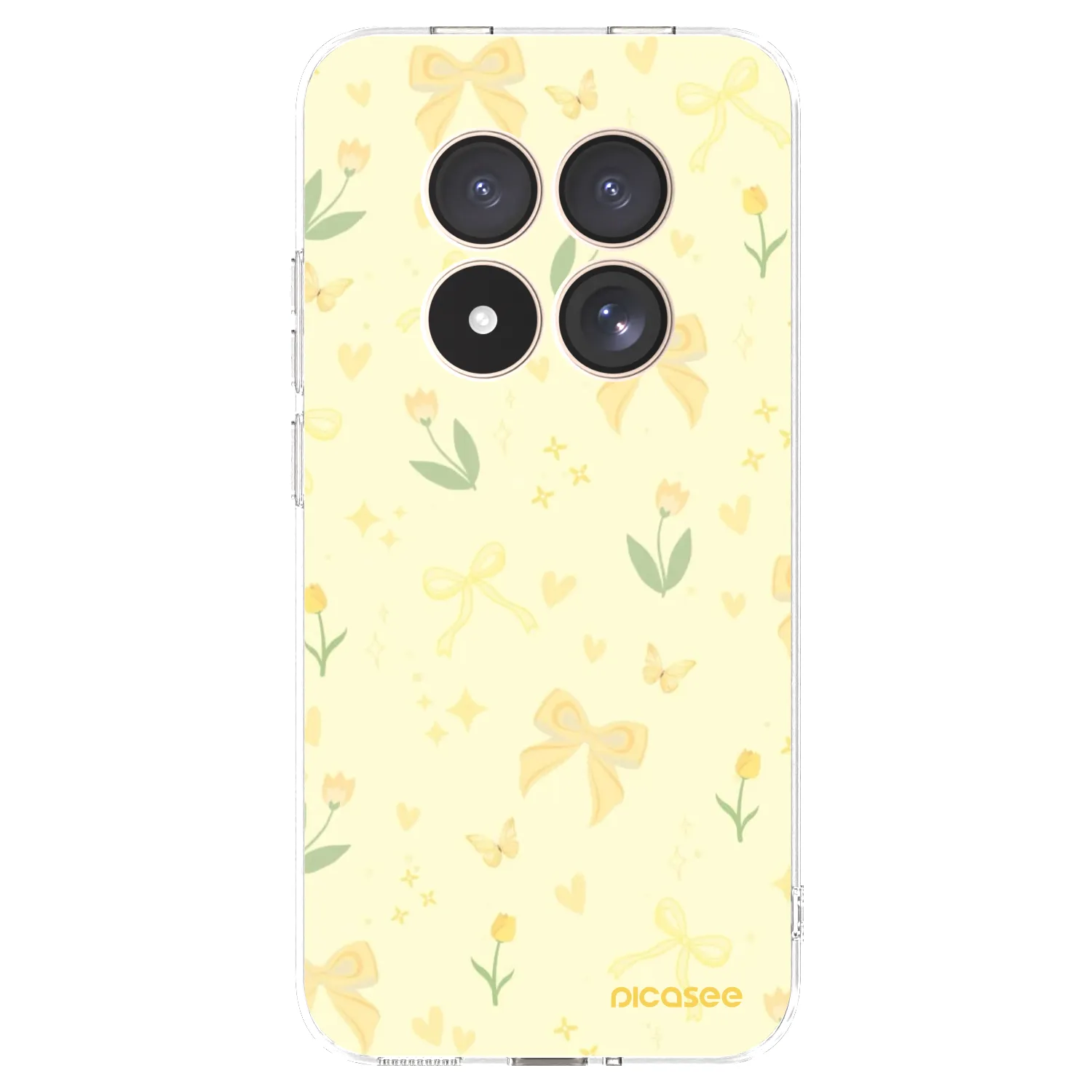 Picasee Xiaomi Redmi Note 15 Pro 4G Hülle - Transparentes Silikon - Honey Blossom