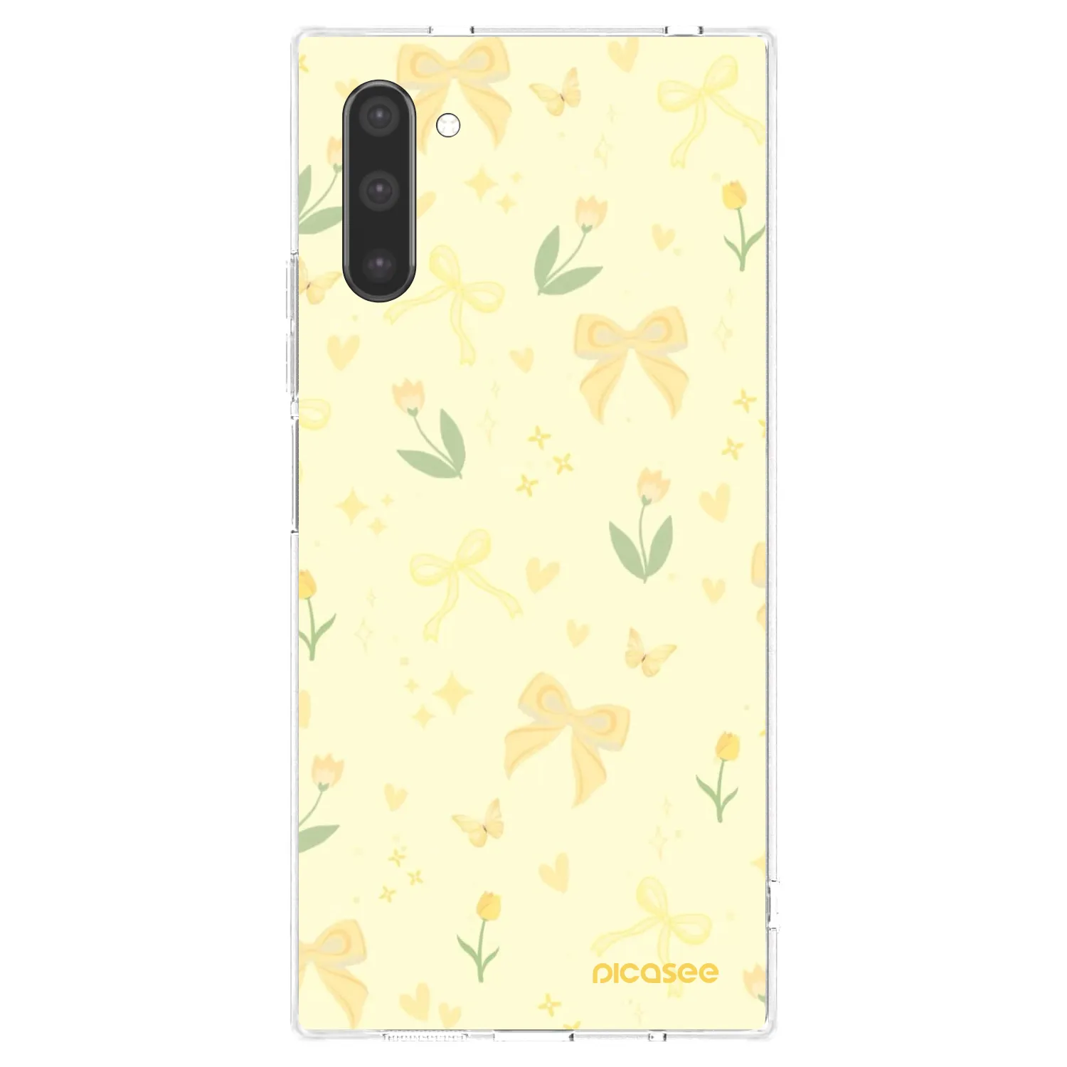 Picasee Samsung Galaxy Note 10 N970F Hülle - Transparentes Silikon - Honey Blossom