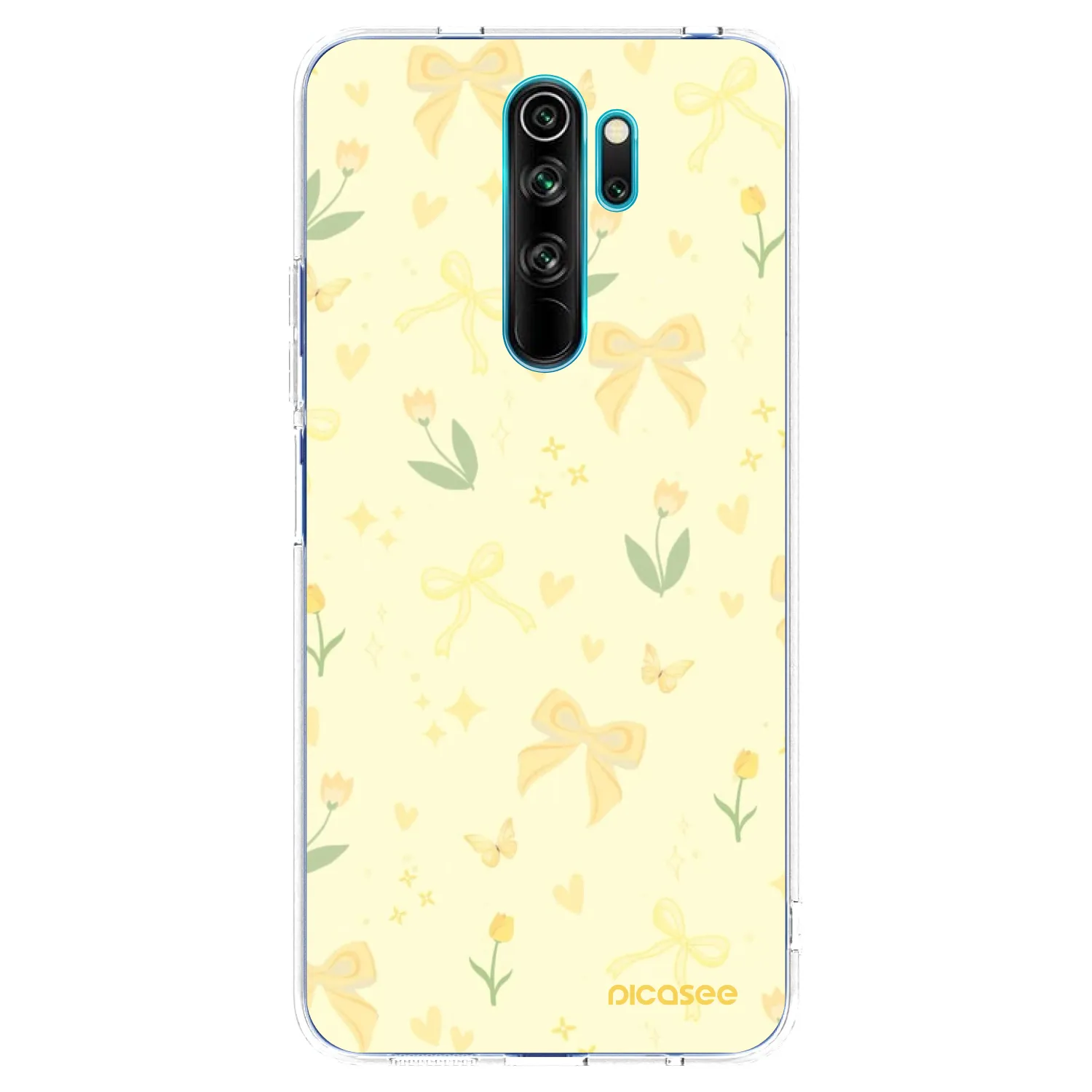 Picasee Xiaomi Redmi Note 8 Pro Hülle - Transparentes Silikon - Honey Blossom