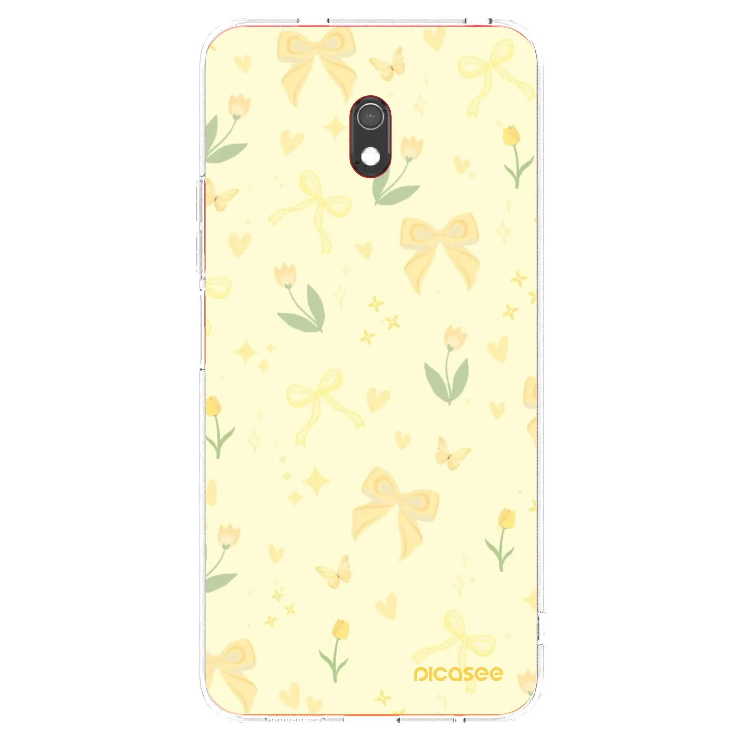 Picasee Xiaomi Redmi 8A Hülle - Transparentes Silikon - Honey Blossom