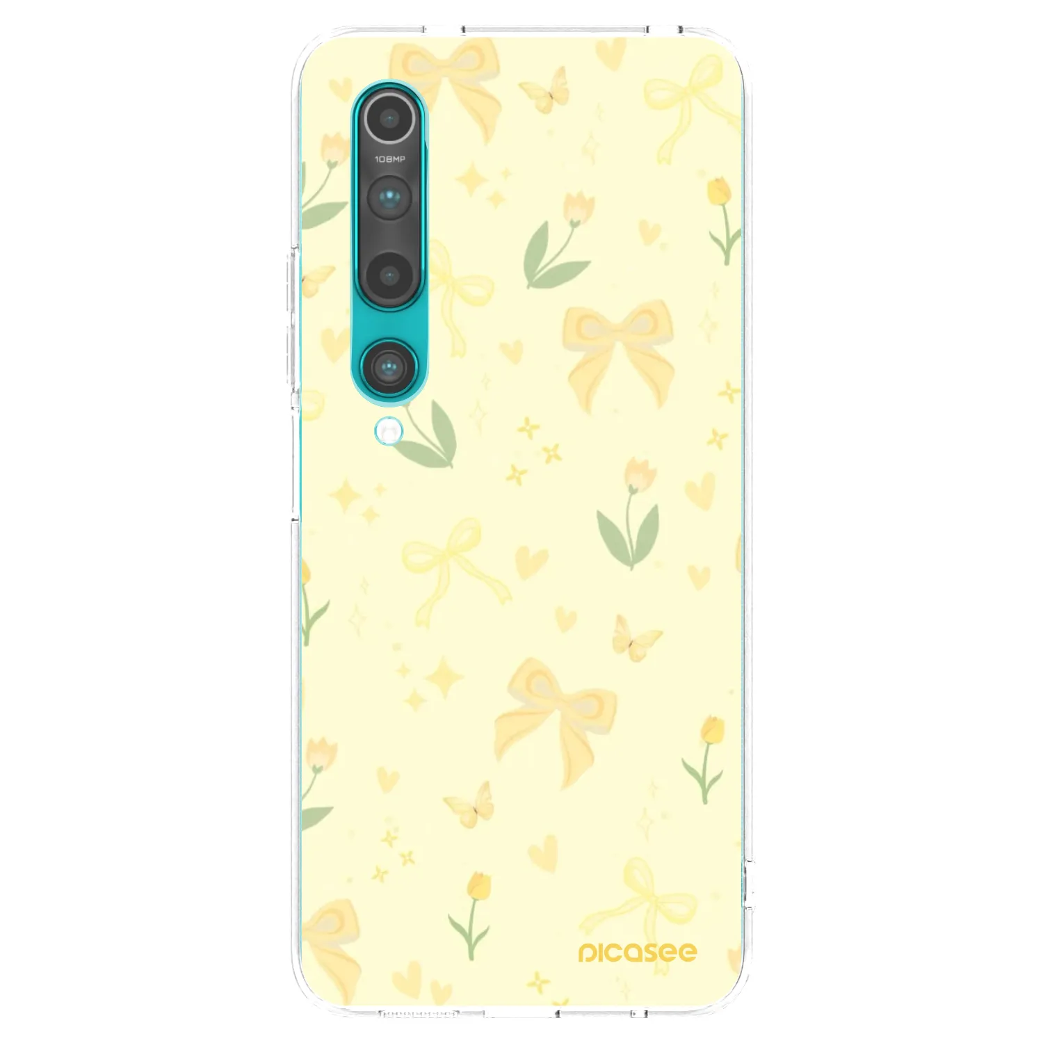 Picasee Xiaomi Mi 10 Hülle - Transparentes Silikon - Honey Blossom