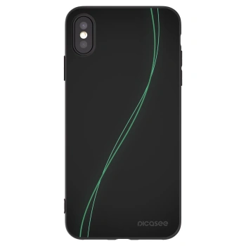 Picasee Apple iPhone XS Max Hülle - Schwarzes Silikon - Be Different