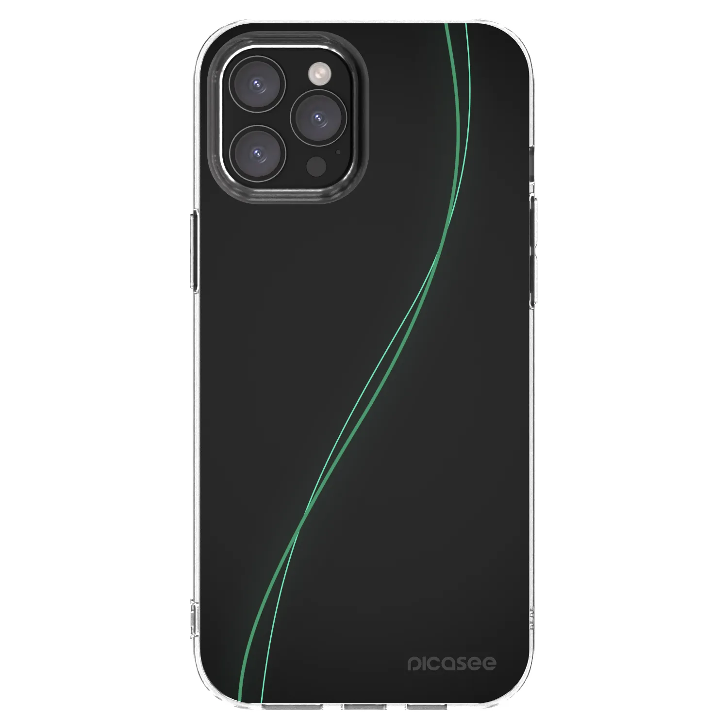 Picasee Apple iPhone 12 Pro Max Hülle - Transparentes Silikon - Be Different