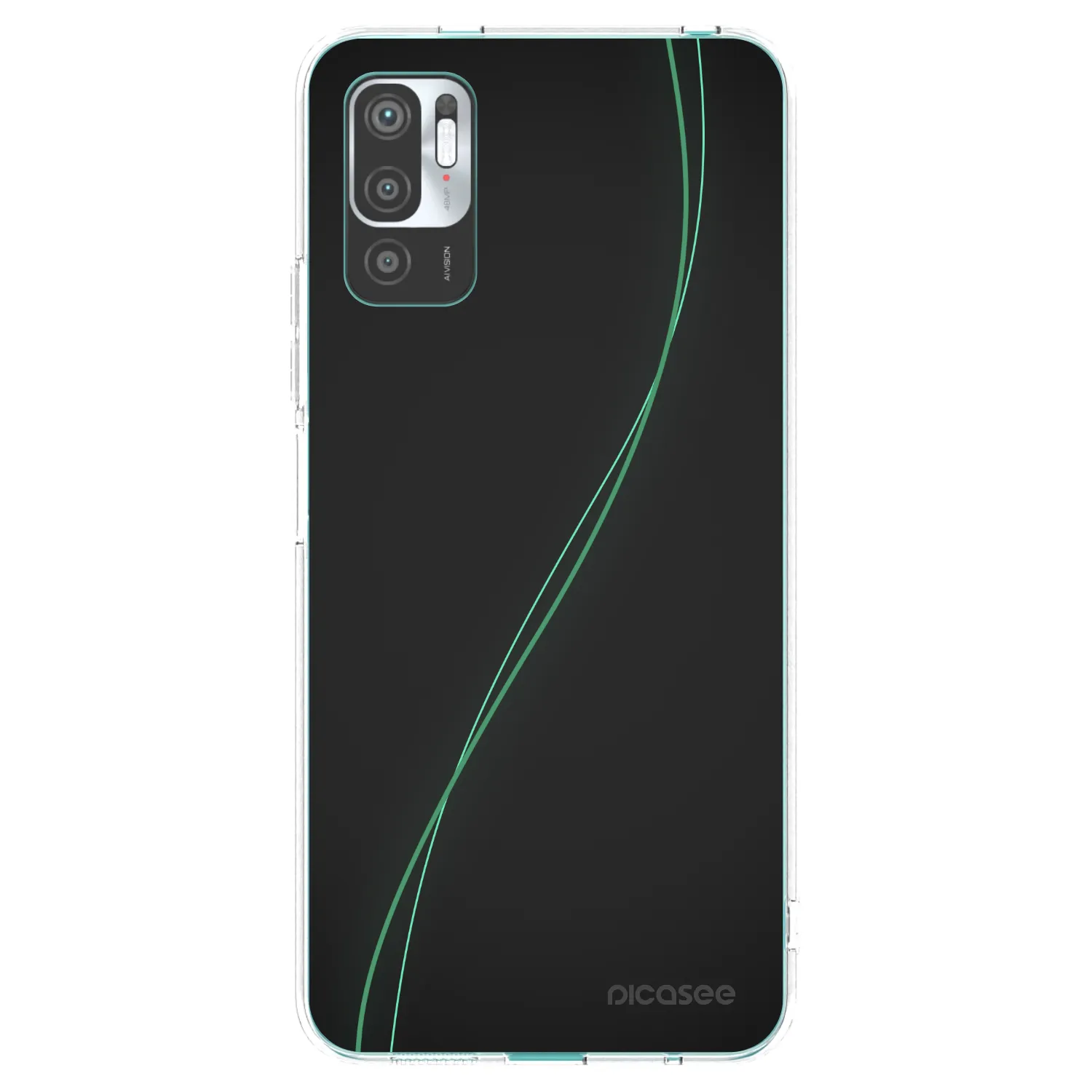 Picasee Xiaomi Redmi Note 10 5G Hülle - Transparentes Silikon - Be Different