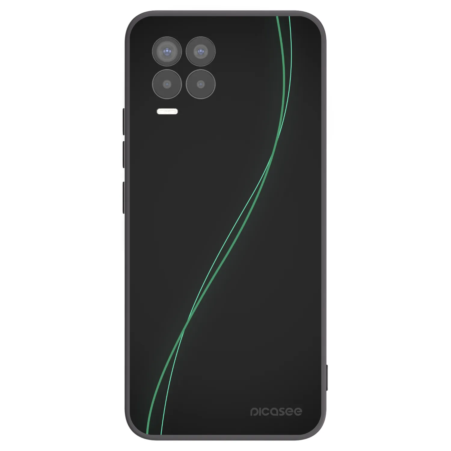 Picasee Realme 8 Pro Hülle - Schwarzes Silikon - Be Different