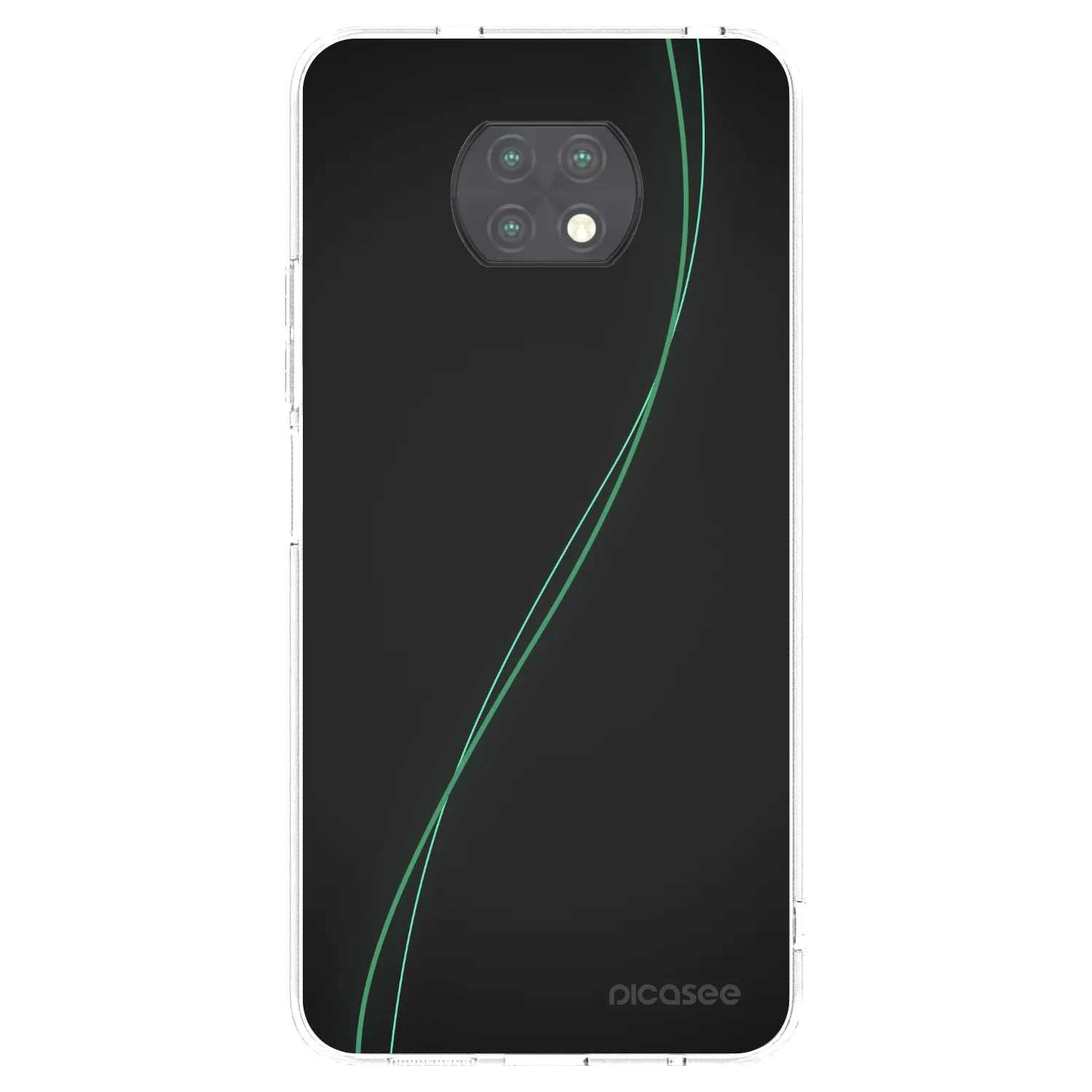 Picasee Xiaomi Redmi Note 9T Hülle - Transparentes Silikon - Be Different