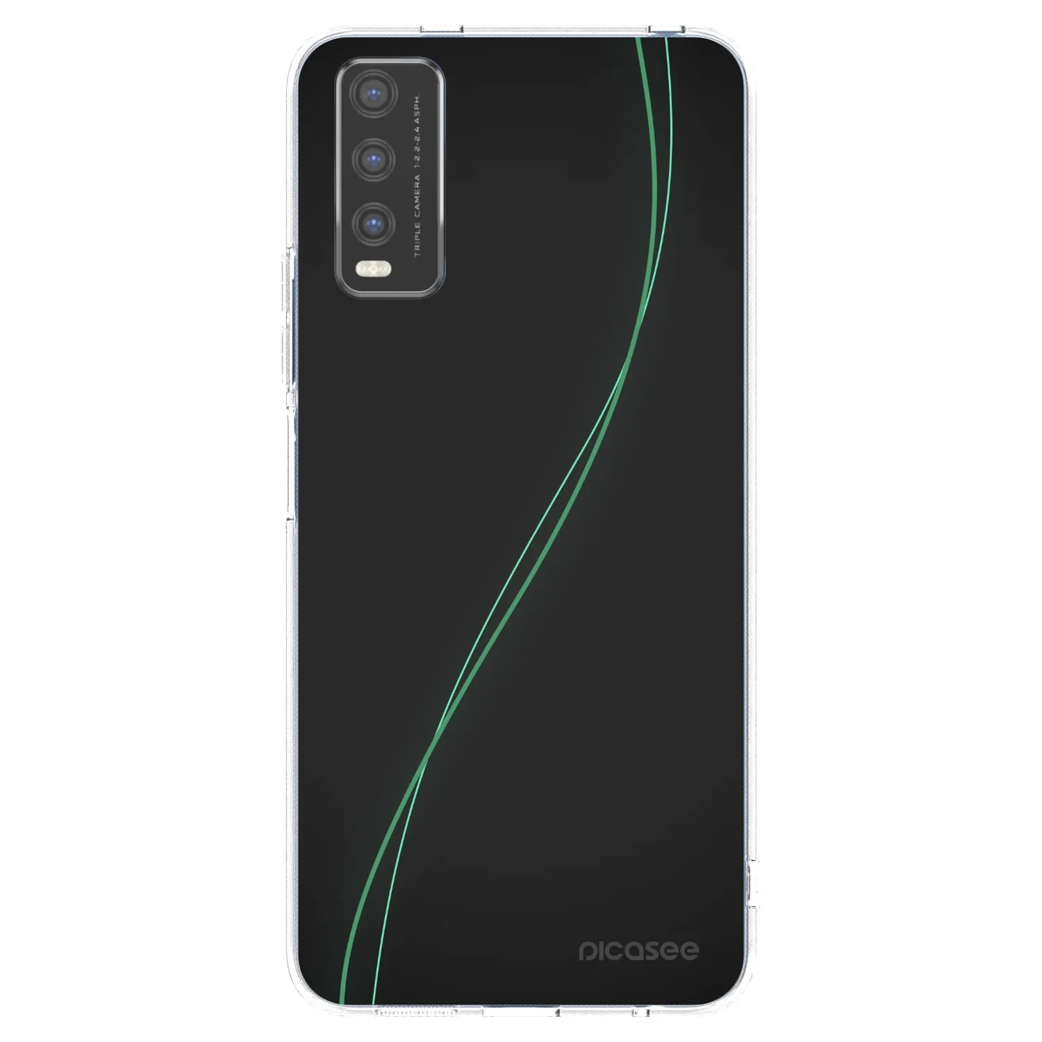 Picasee Vivo Y20s Hülle - Transparentes Silikon - Be Different