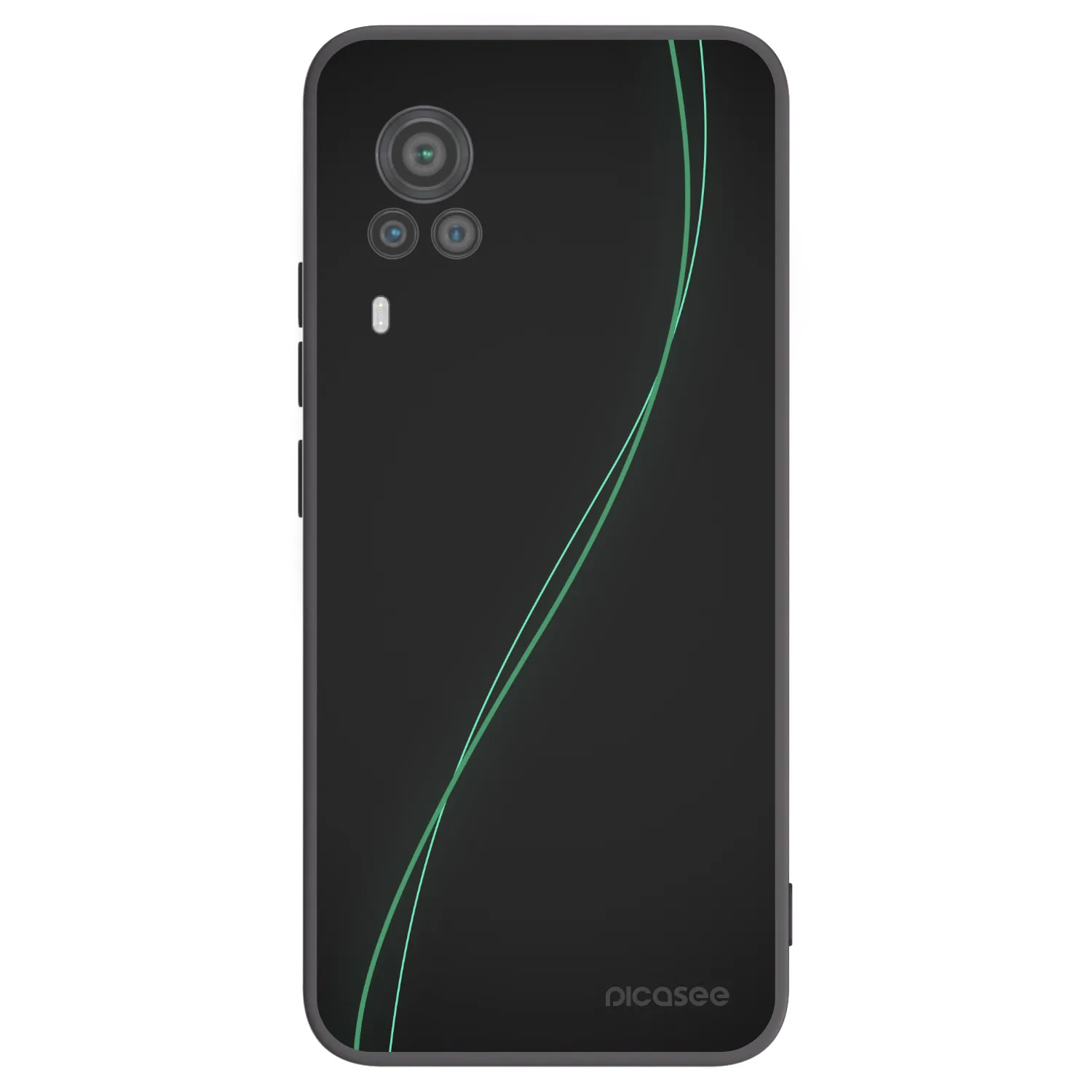 Picasee Vivo X60 Pro 5G Hülle - Schwarzes Silikon - Be Different