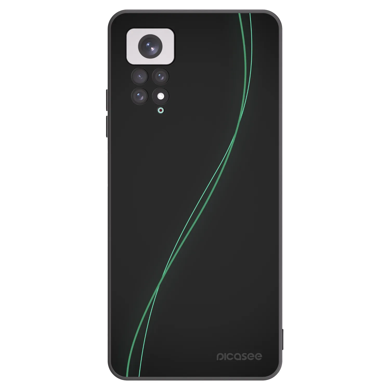 Picasee Xiaomi Redmi Note 11 Hülle - Schwarzes Silikon - Be Different
