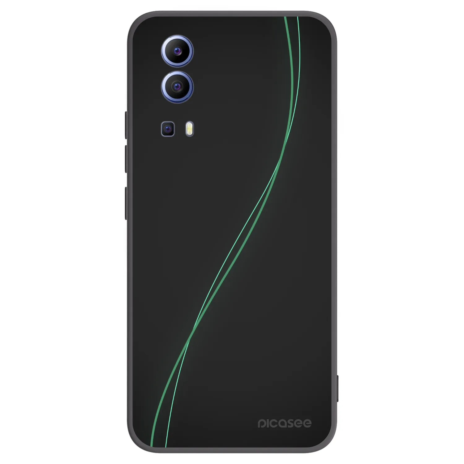 Picasee Vivo Y52 5G Hülle - Schwarzes Silikon - Be Different