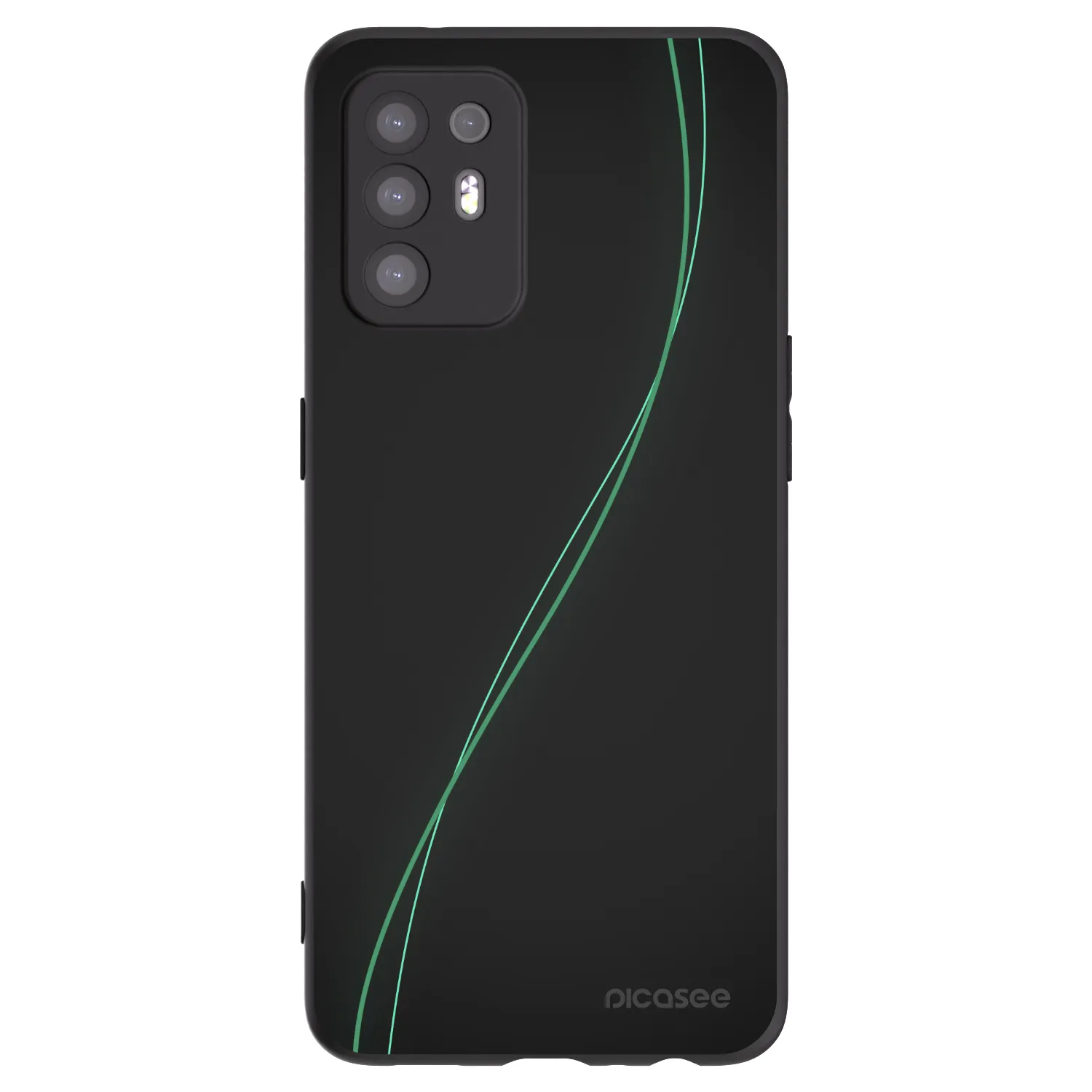 Picasee OPPO A94 5G Hülle - Schwarzes Silikon - Be Different