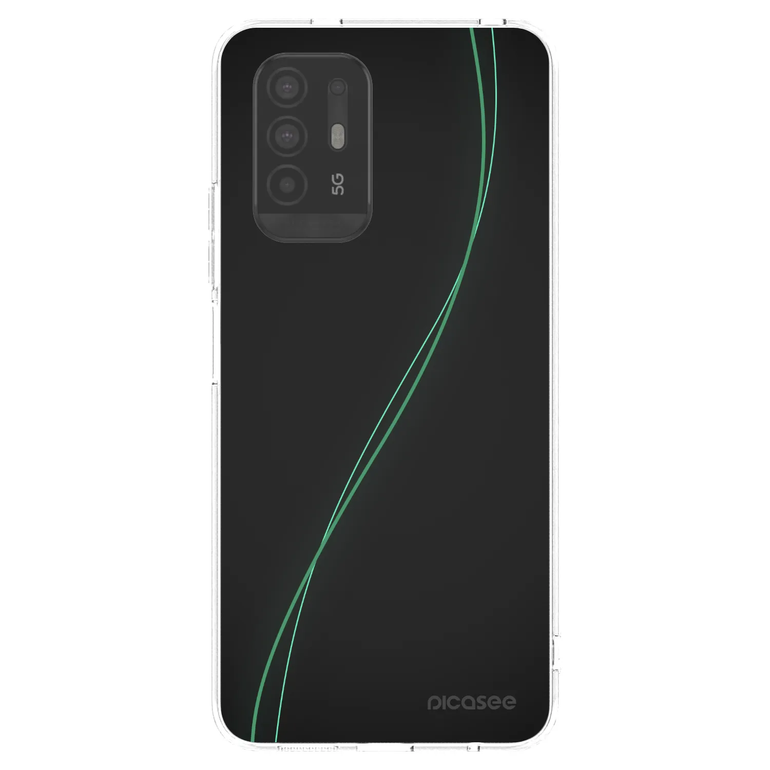 Picasee OPPO A94 5G Hülle - Transparentes Silikon - Be Different