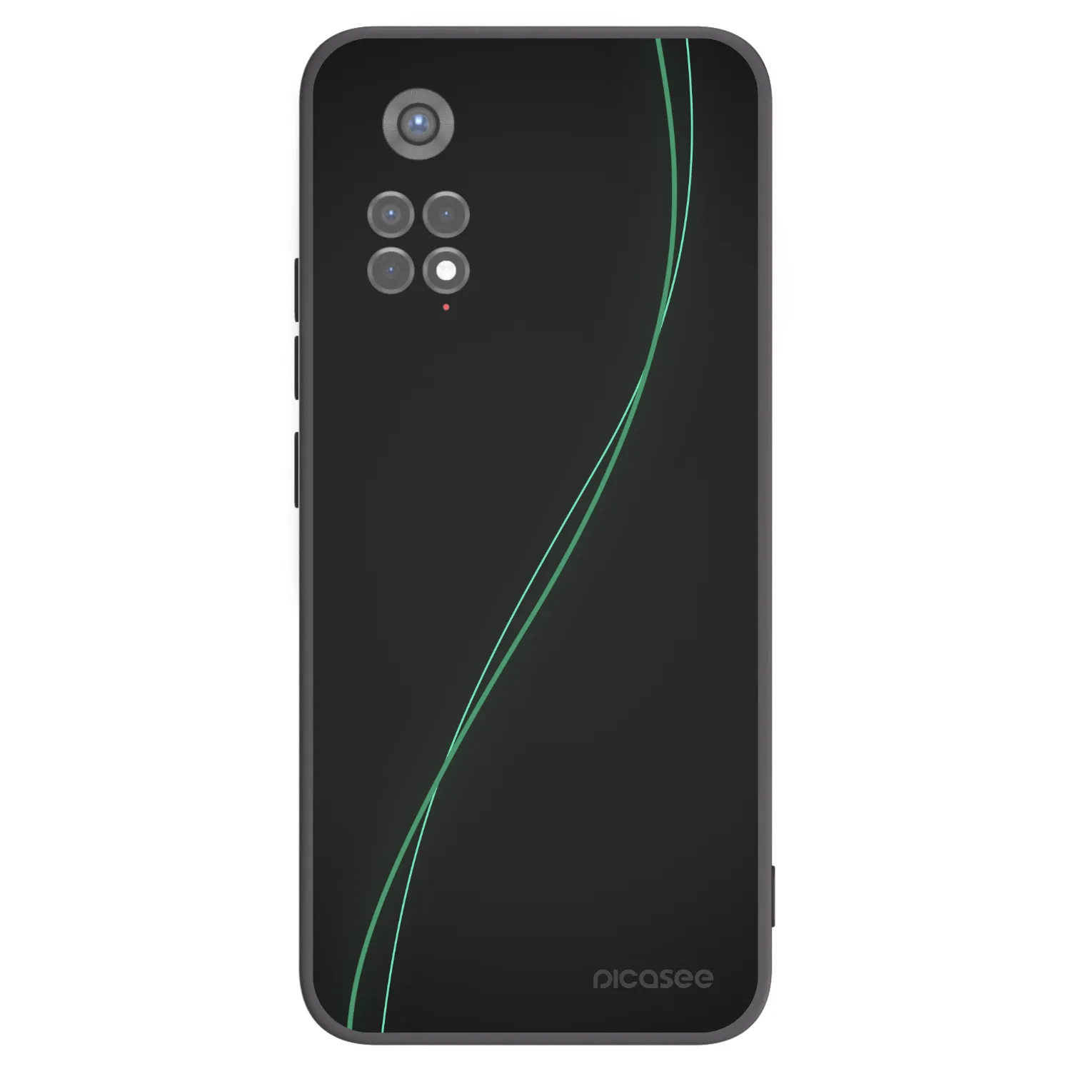 Picasee Xiaomi Redmi Note 11S 5G Hülle - Schwarzes Silikon - Be Different