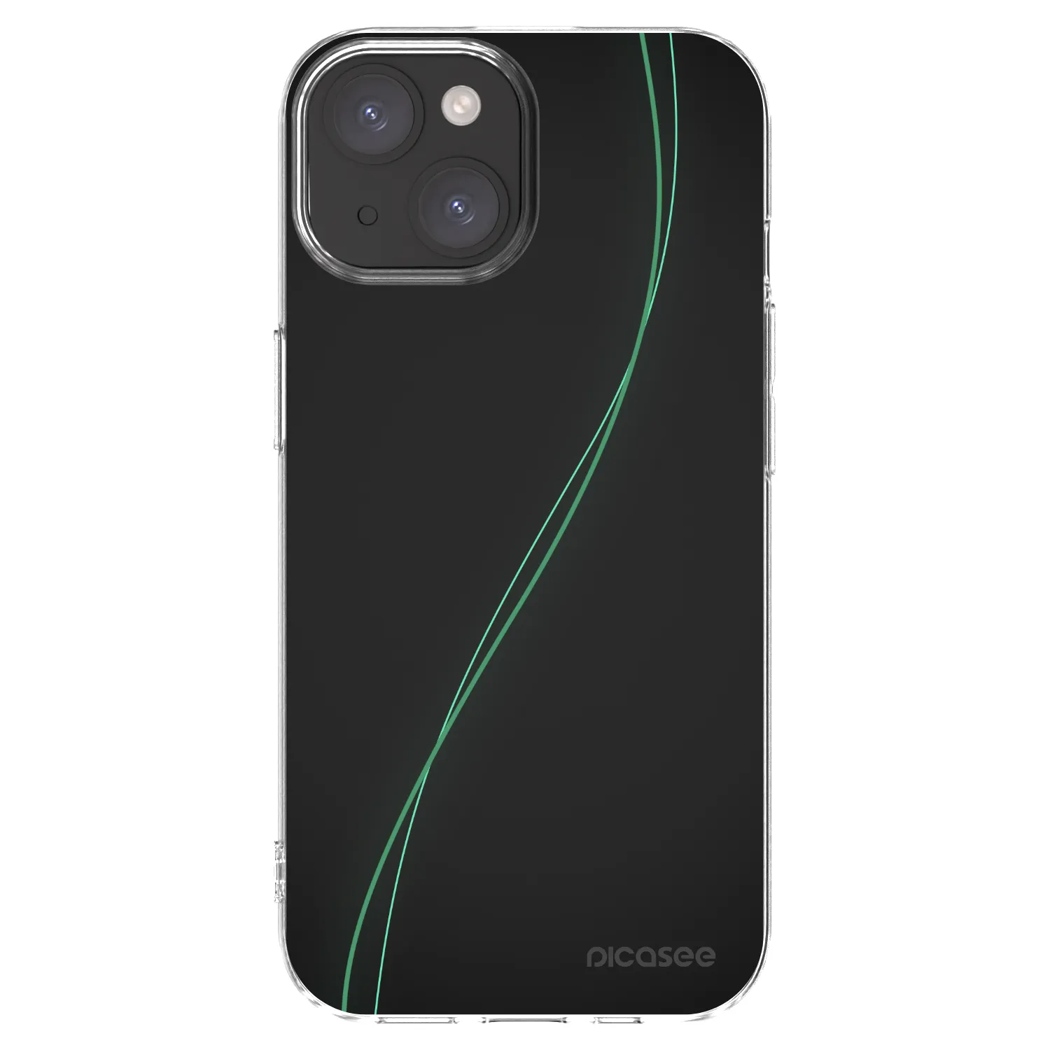 Picasee Apple iPhone 15 Hülle - Transparentes Silikon - Be Different