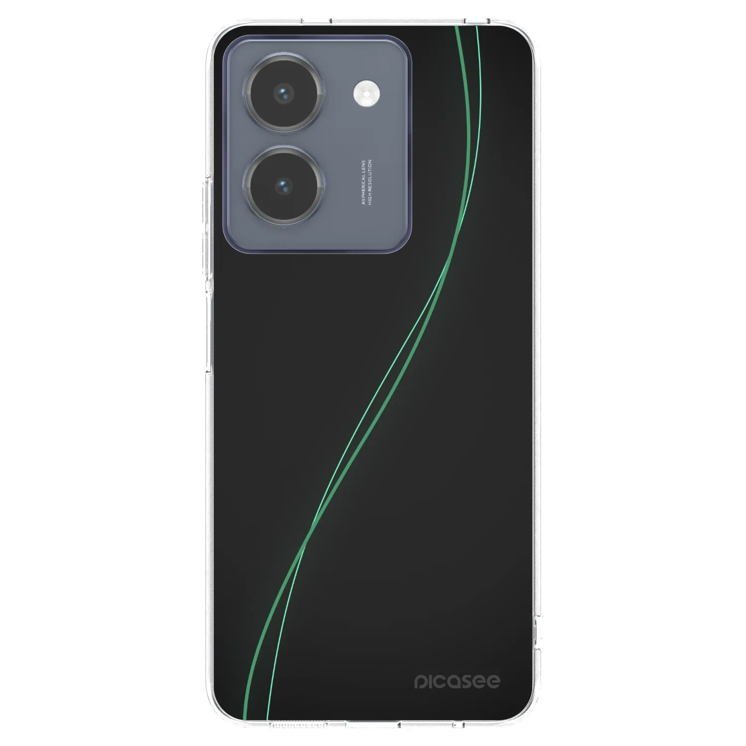 Picasee Vivo Y36 4G Hülle - Transparentes Silikon - Be Different