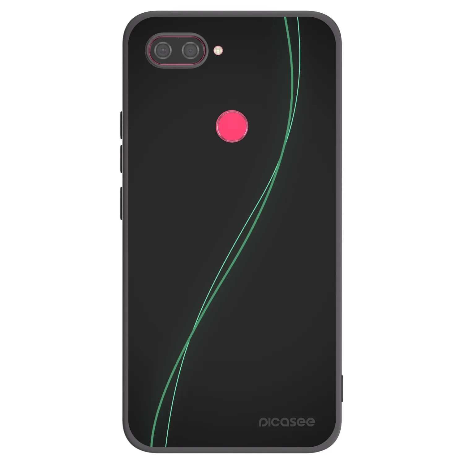 Picasee Xiaomi Mi 8 Lite Hülle - Schwarzes Silikon - Be Different