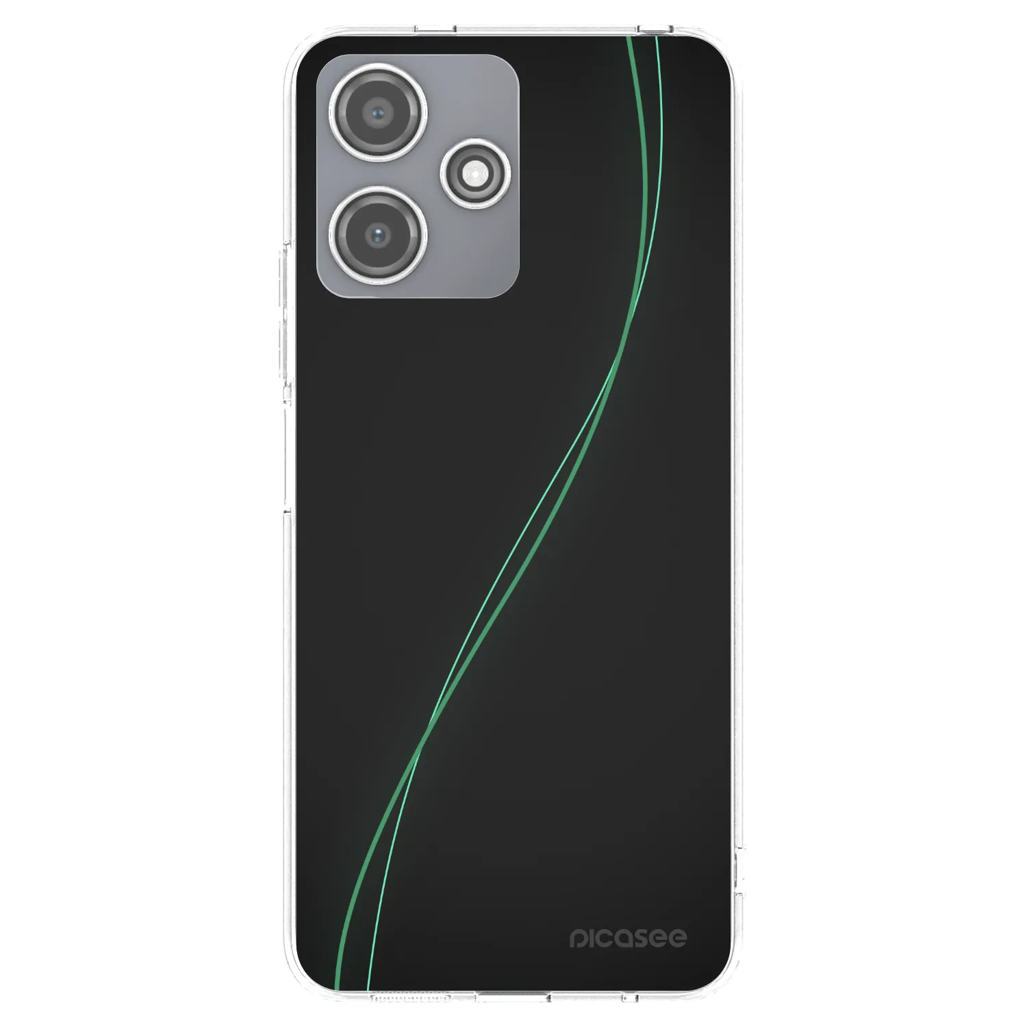 Picasee Xiaomi Redmi 12 5G Hülle - Transparentes Silikon - Be Different