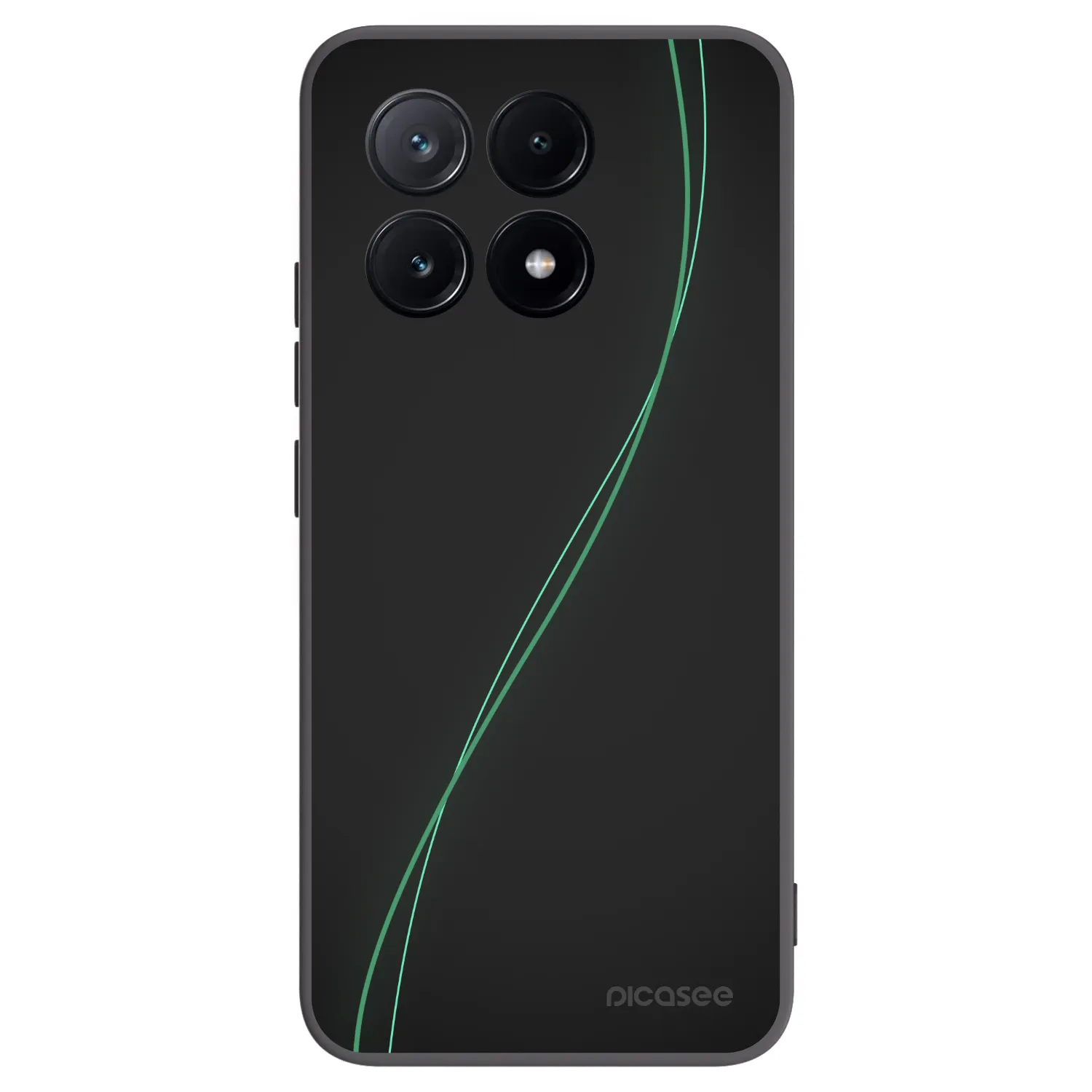 Picasee Xiaomi Poco X6 Pro Hülle - Schwarzes Silikon - Be Different