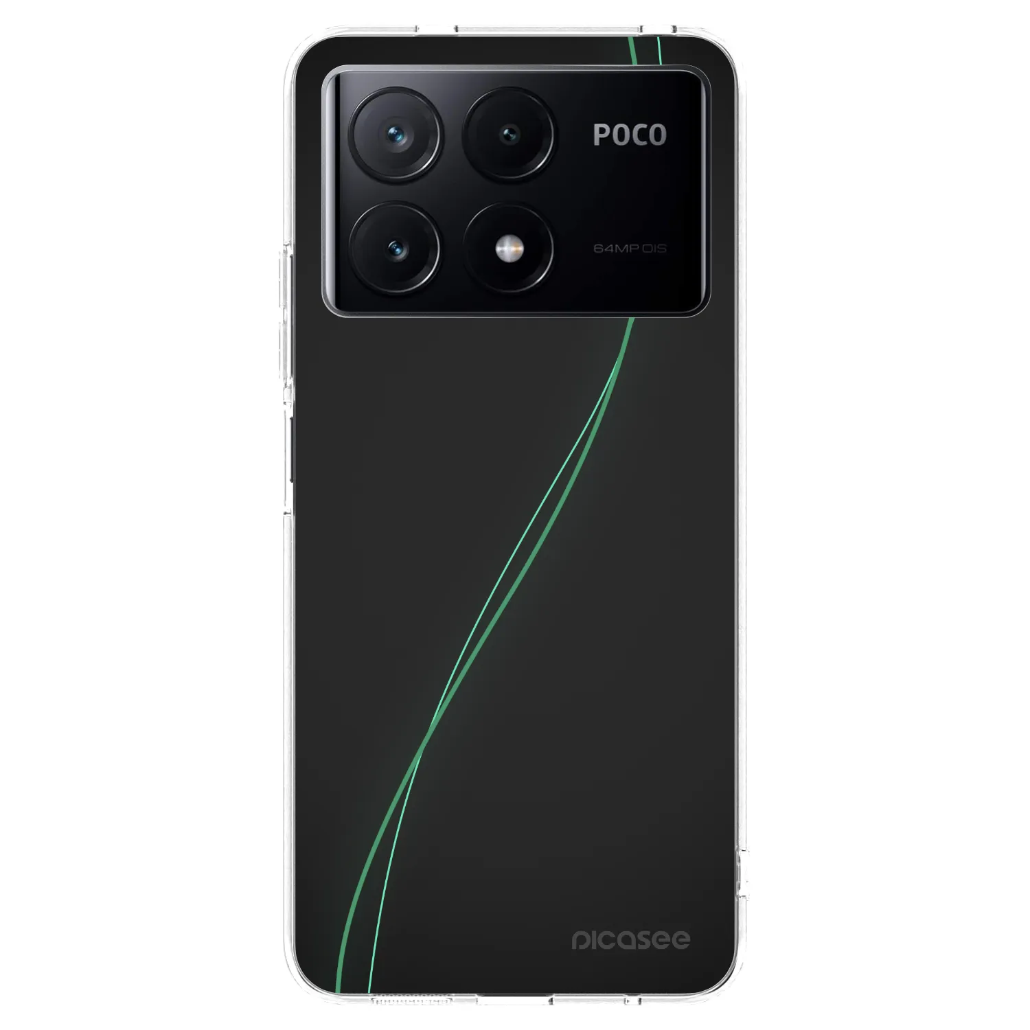 Picasee Xiaomi Poco X6 Pro Hülle - Transparentes Silikon - Be Different
