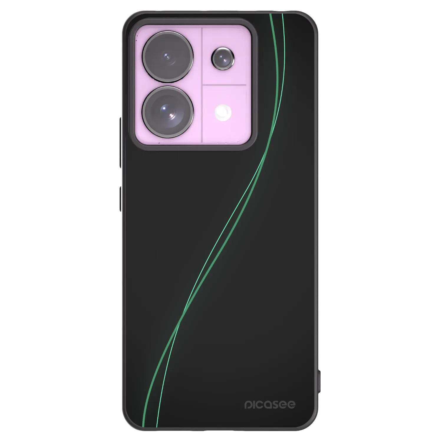 Picasee Xiaomi Redmi Note 13 Pro 5G Hülle - Schwarzes Silikon - Be Different