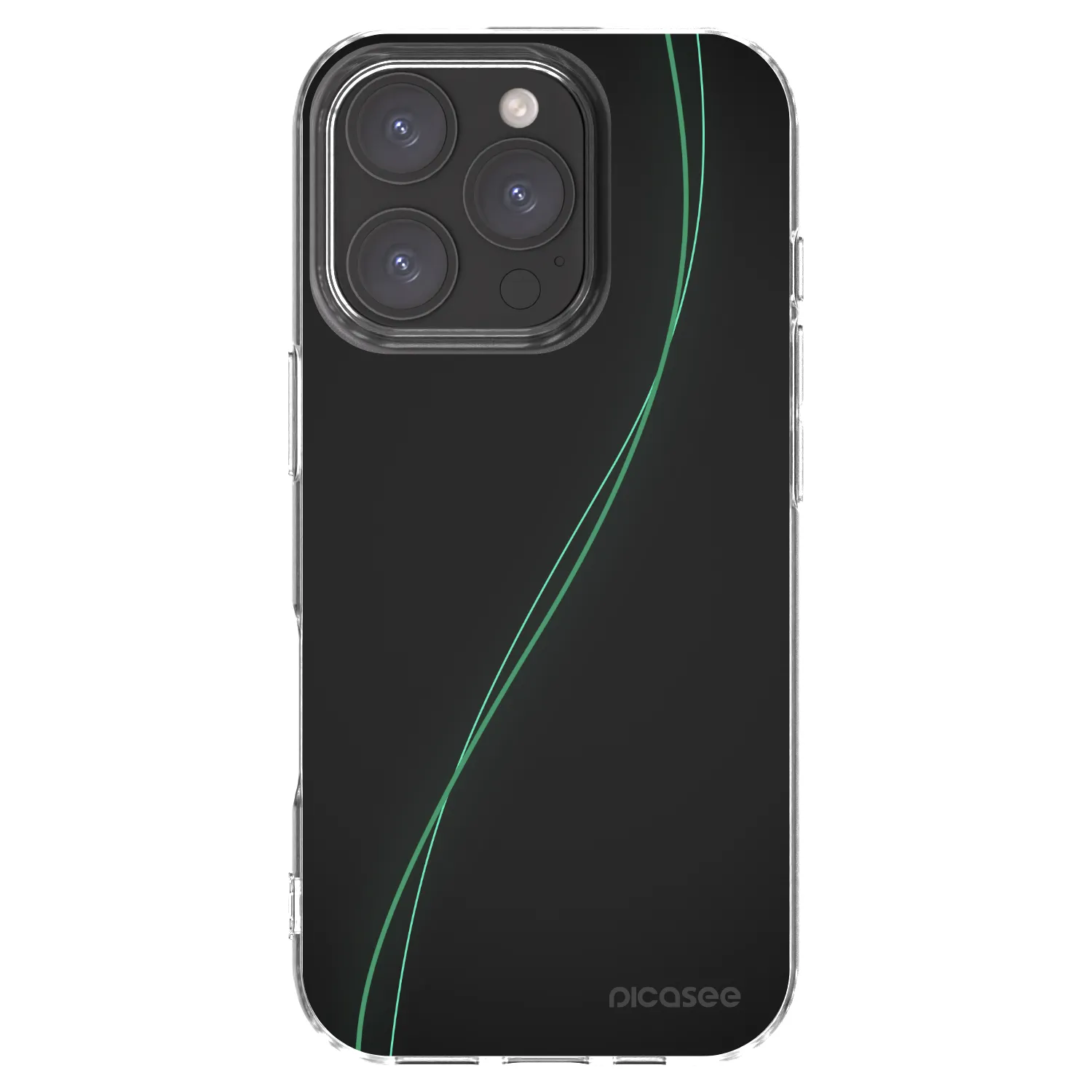 Picasee Apple iPhone 16 Pro Hülle - Transparentes Silikon - Be Different