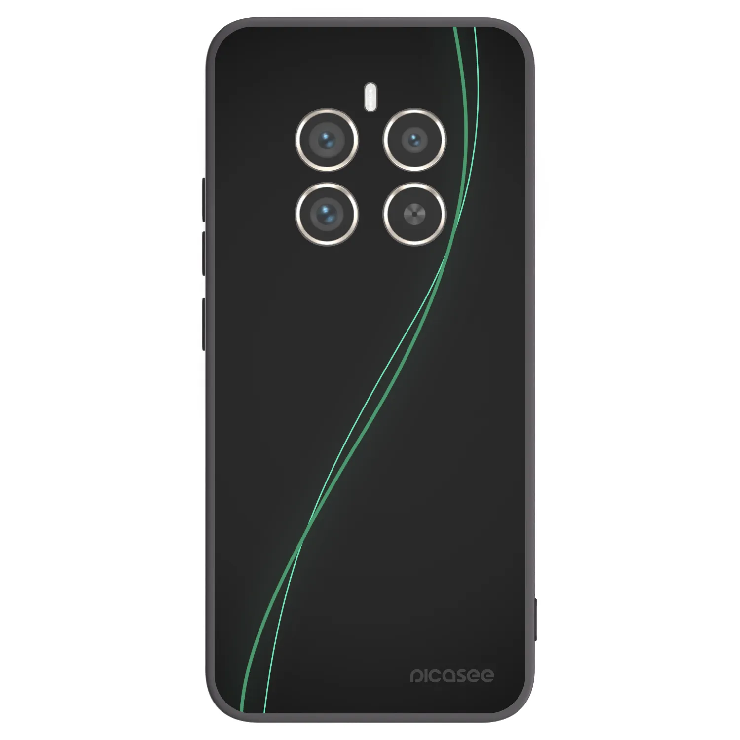 Picasee Realme 12 Pro 5G Hülle - Schwarzes Silikon - Be Different