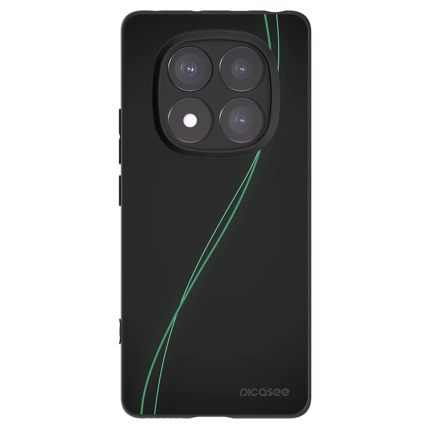 Picasee Xiaomi Redmi Note 14 Pro+ 5G Hülle - Schwarzes Silikon - Be Different