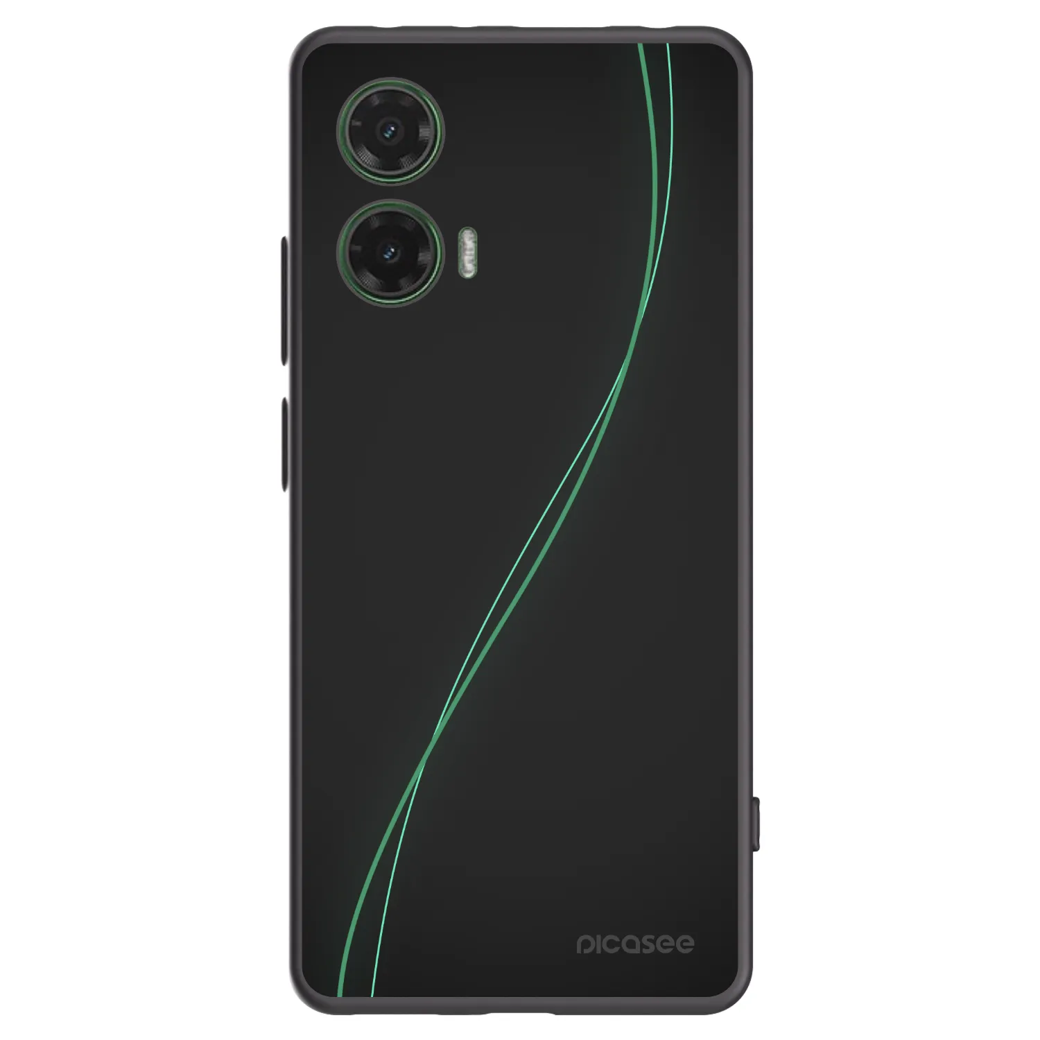 Picasee Motorola Moto G35 5G Hülle - Schwarzes Silikon - Be Different