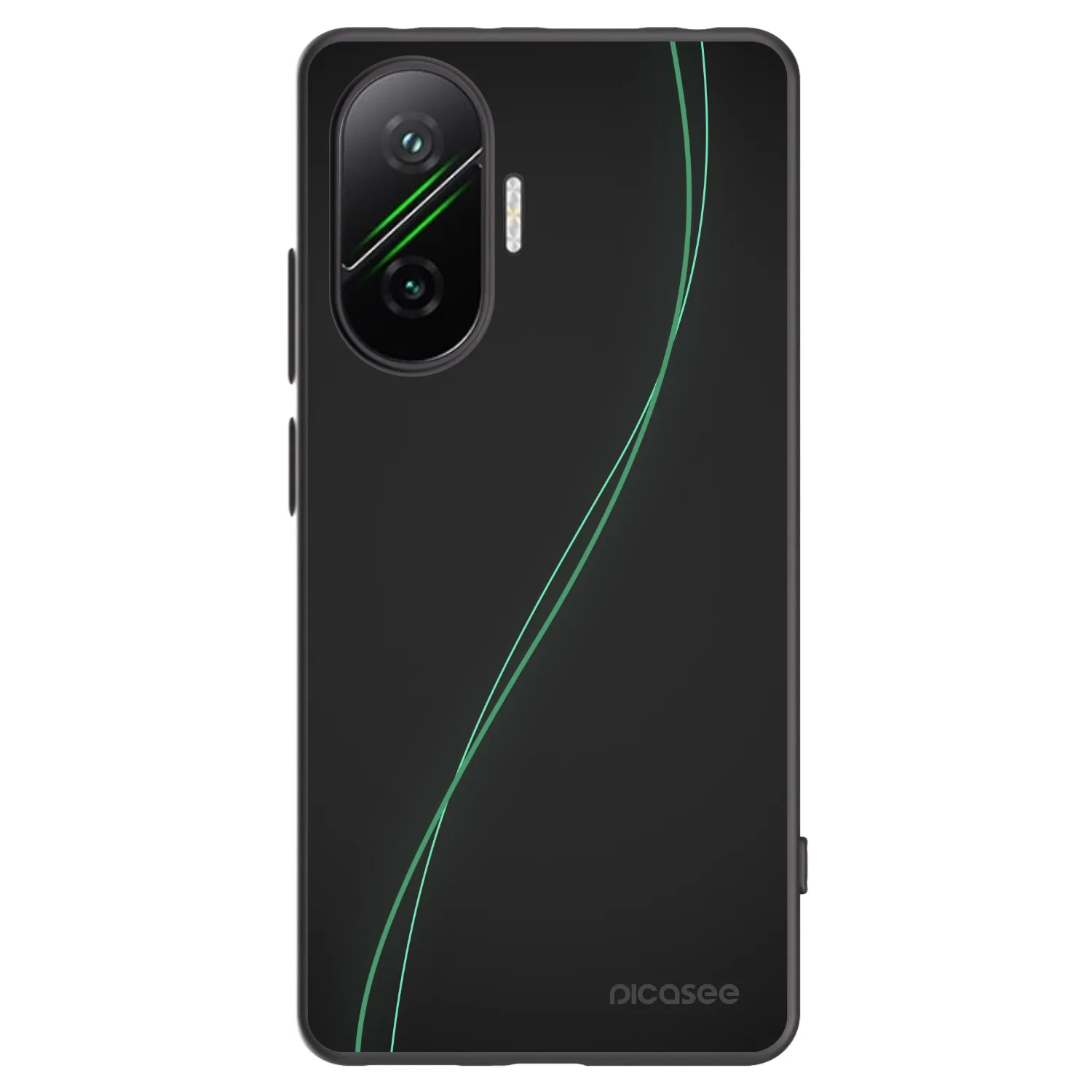 Picasee Xiaomi Poco F7 Pro 5G Hülle - Schwarzes Silikon - Be Different