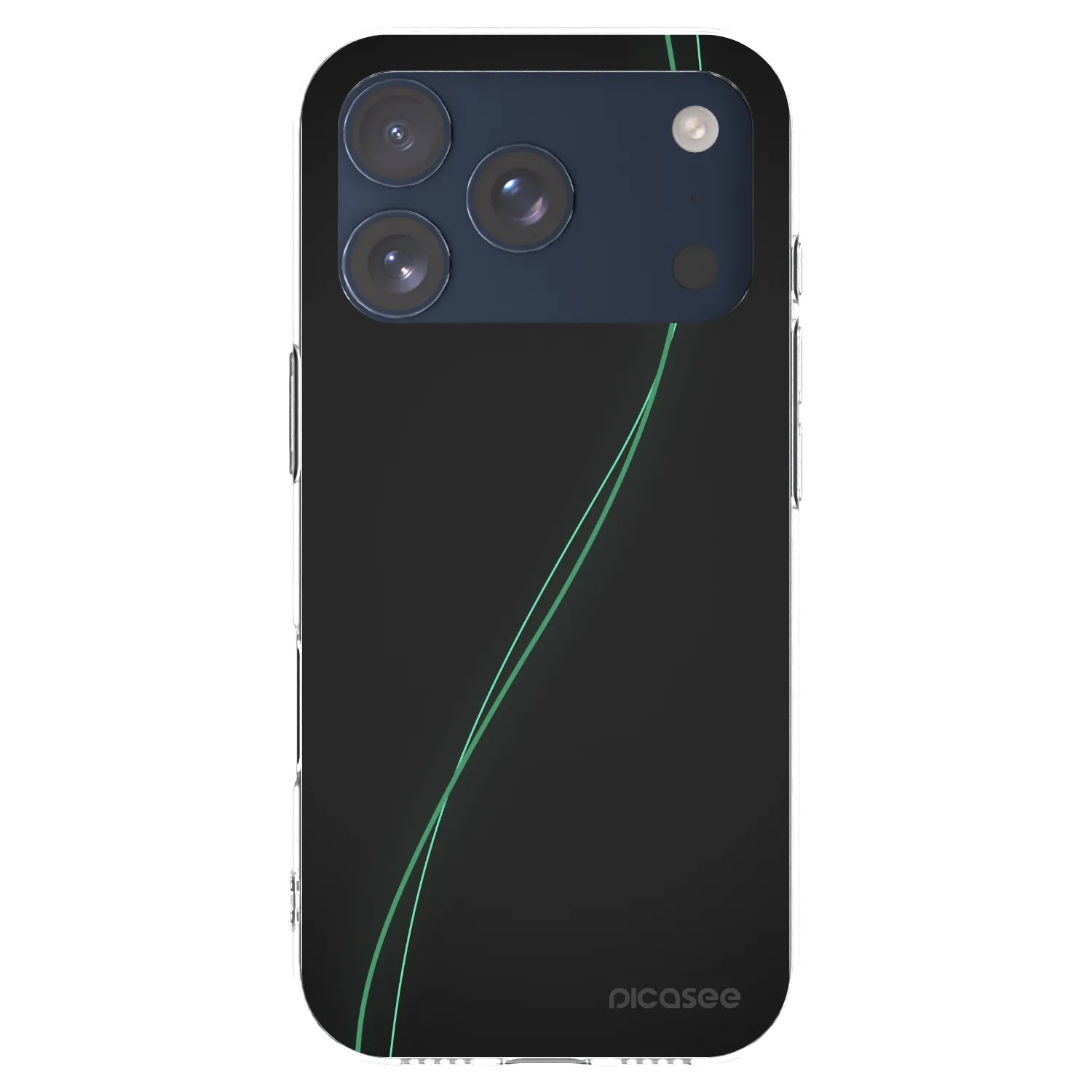 Picasee Apple iPhone 17 Pro Hülle - Transparentes Silikon - Be Different