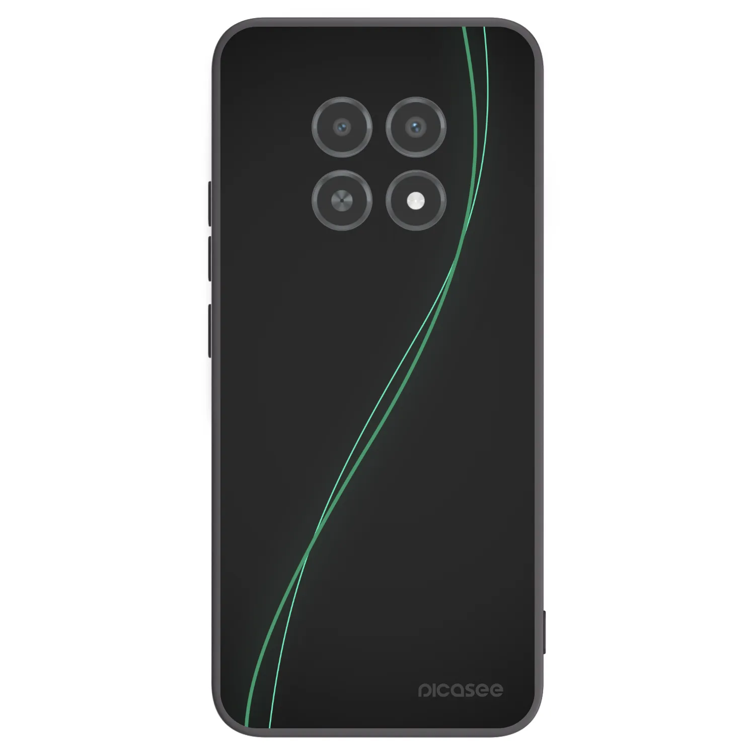 Picasee Realme 12X Hülle - Schwarzes Silikon - Be Different
