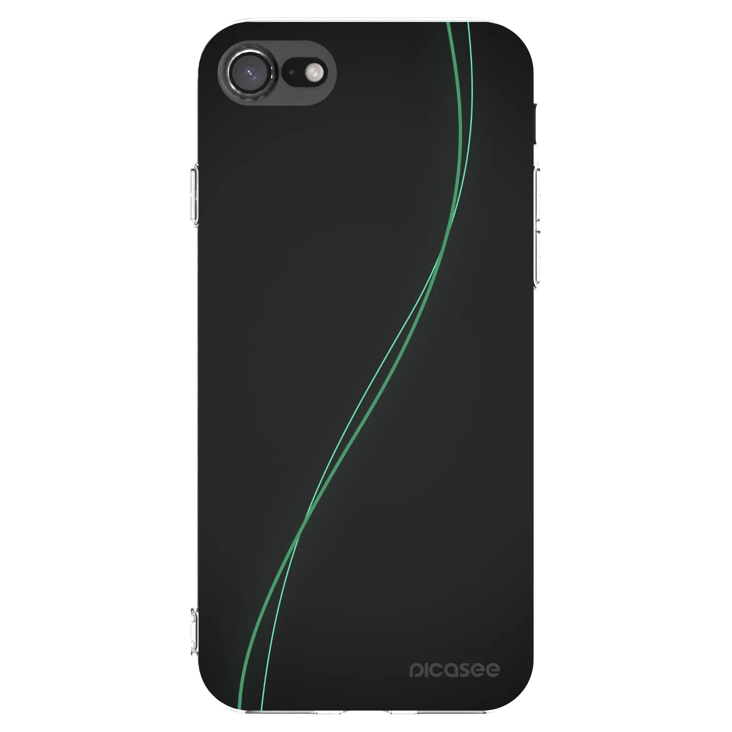 Picasee Apple iPhone 8 Hülle - Transparentes Silikon - Be Different