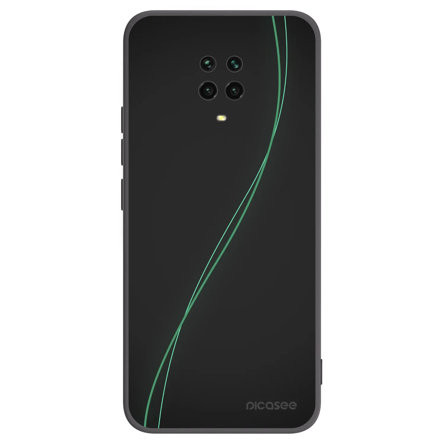 Picasee Xiaomi Redmi Note 9 Pro Hülle - Schwarzes Silikon - Be Different