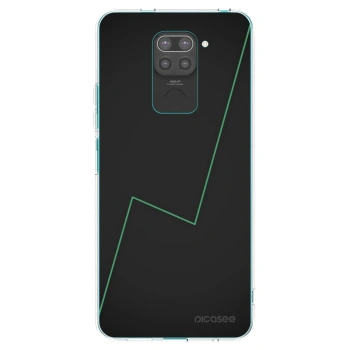 Picasee Xiaomi Redmi Note 9 Hülle - Schwarzes Silikon - Consistency