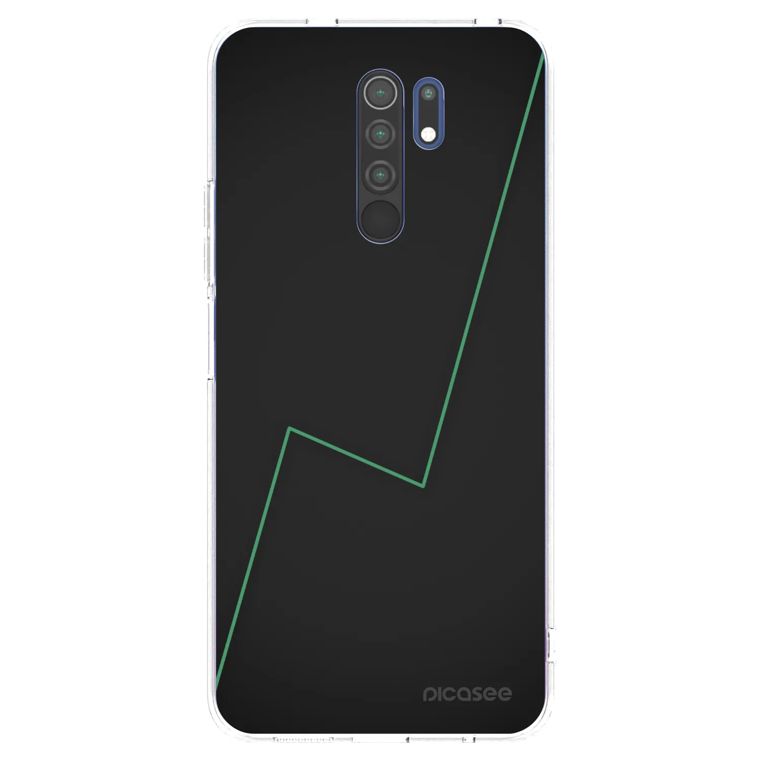 Picasee Xiaomi Redmi 9 Hülle - Transparentes Silikon - Consistency