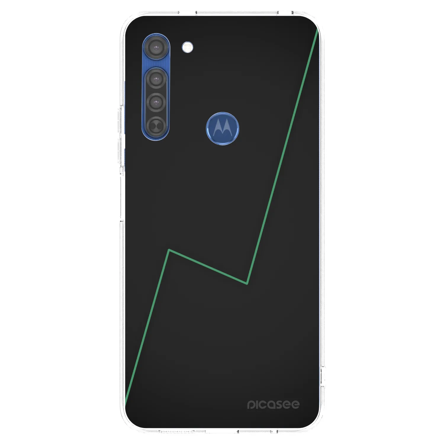 Picasee Motorola Moto G8 Hülle - Transparentes Silikon - Consistency