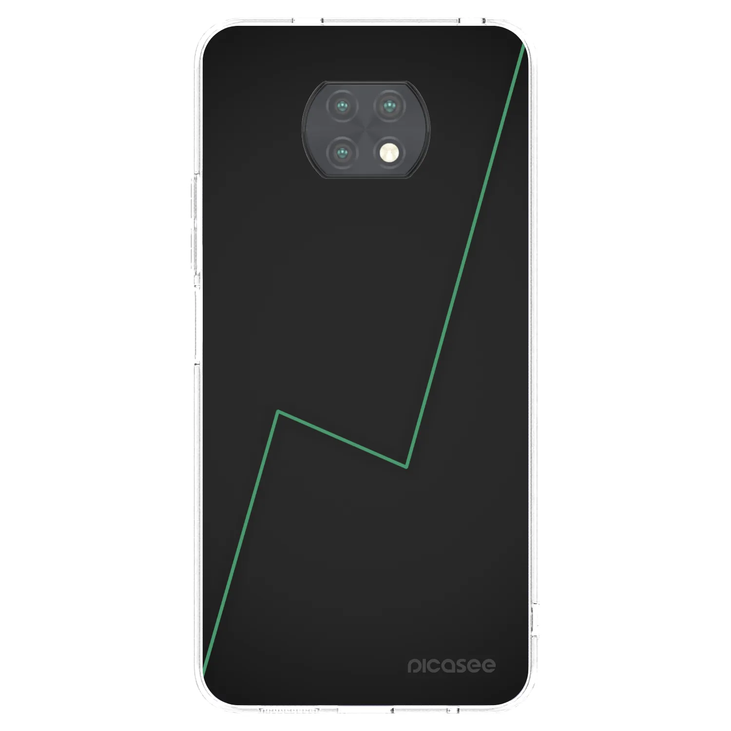 Picasee Xiaomi Redmi Note 9T Hülle - Transparentes Silikon - Consistency