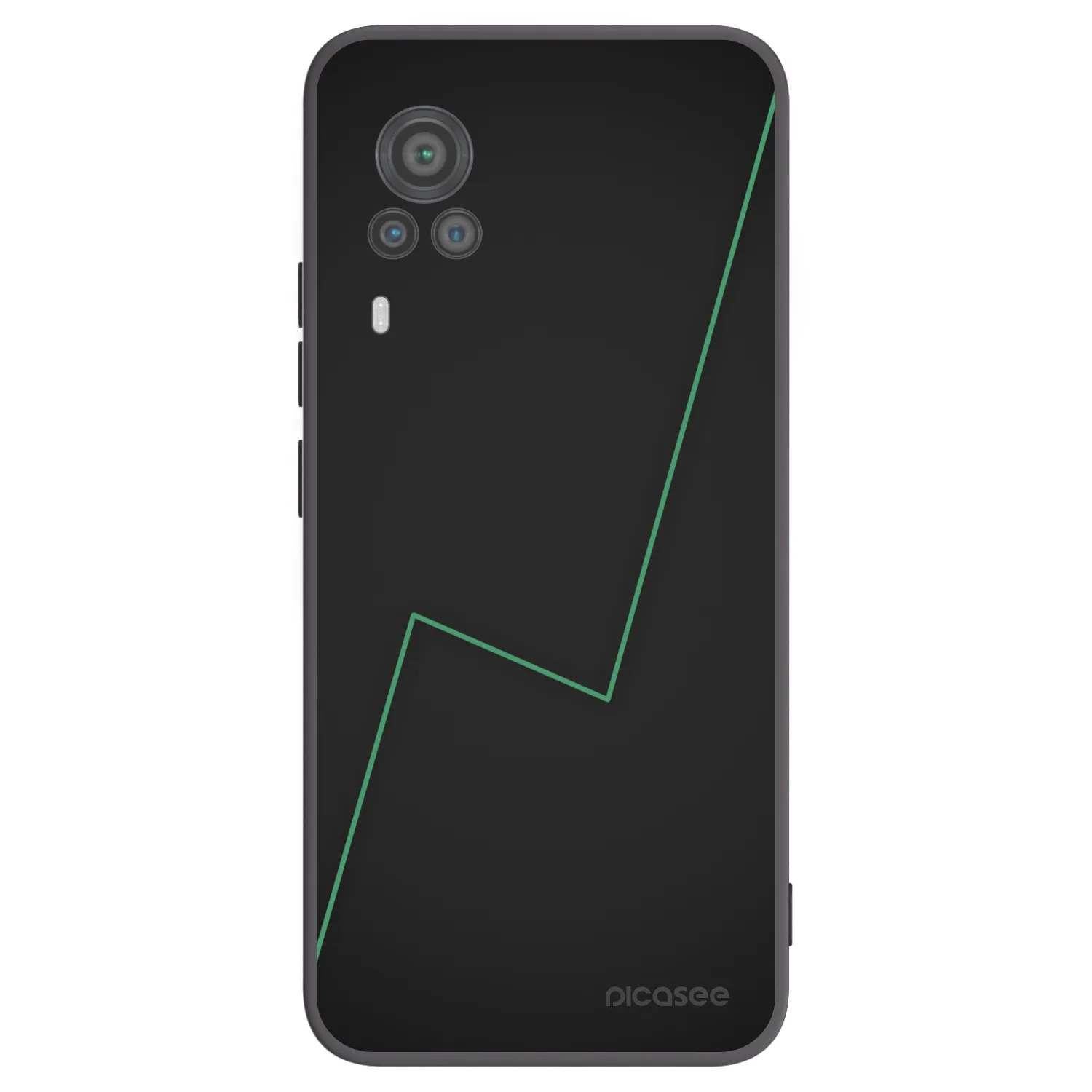 Picasee Vivo X60 Pro 5G Hülle - Schwarzes Silikon - Consistency