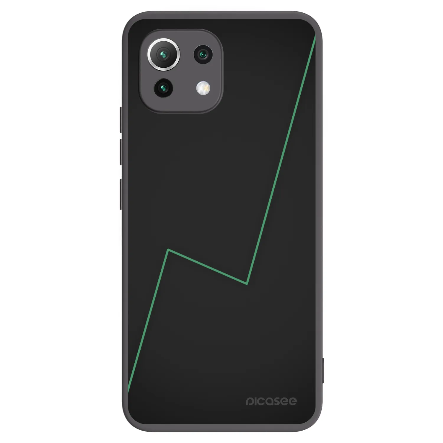 Picasee Xiaomi 11 Lite 5G NE Hülle - Schwarzes Silikon - Consistency