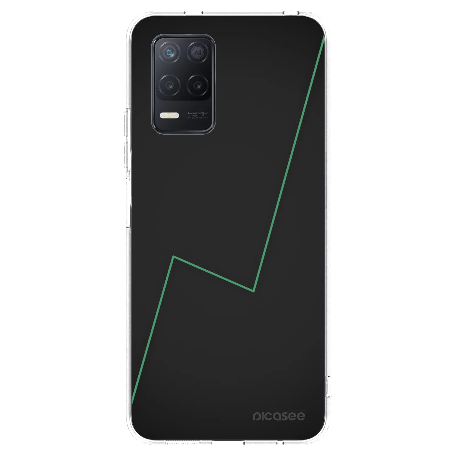Picasee Realme 8 5G Hülle - Transparentes Silikon - Consistency