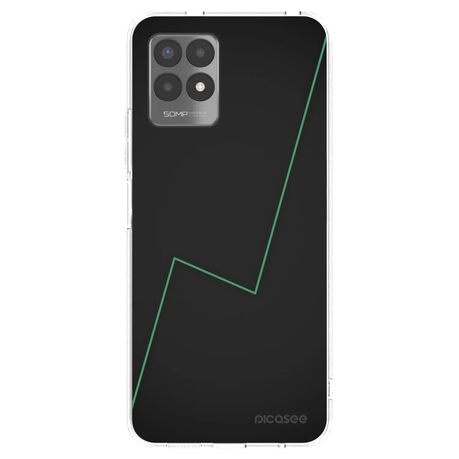 Picasee Realme 8i Hülle - Transparentes Silikon - Consistency