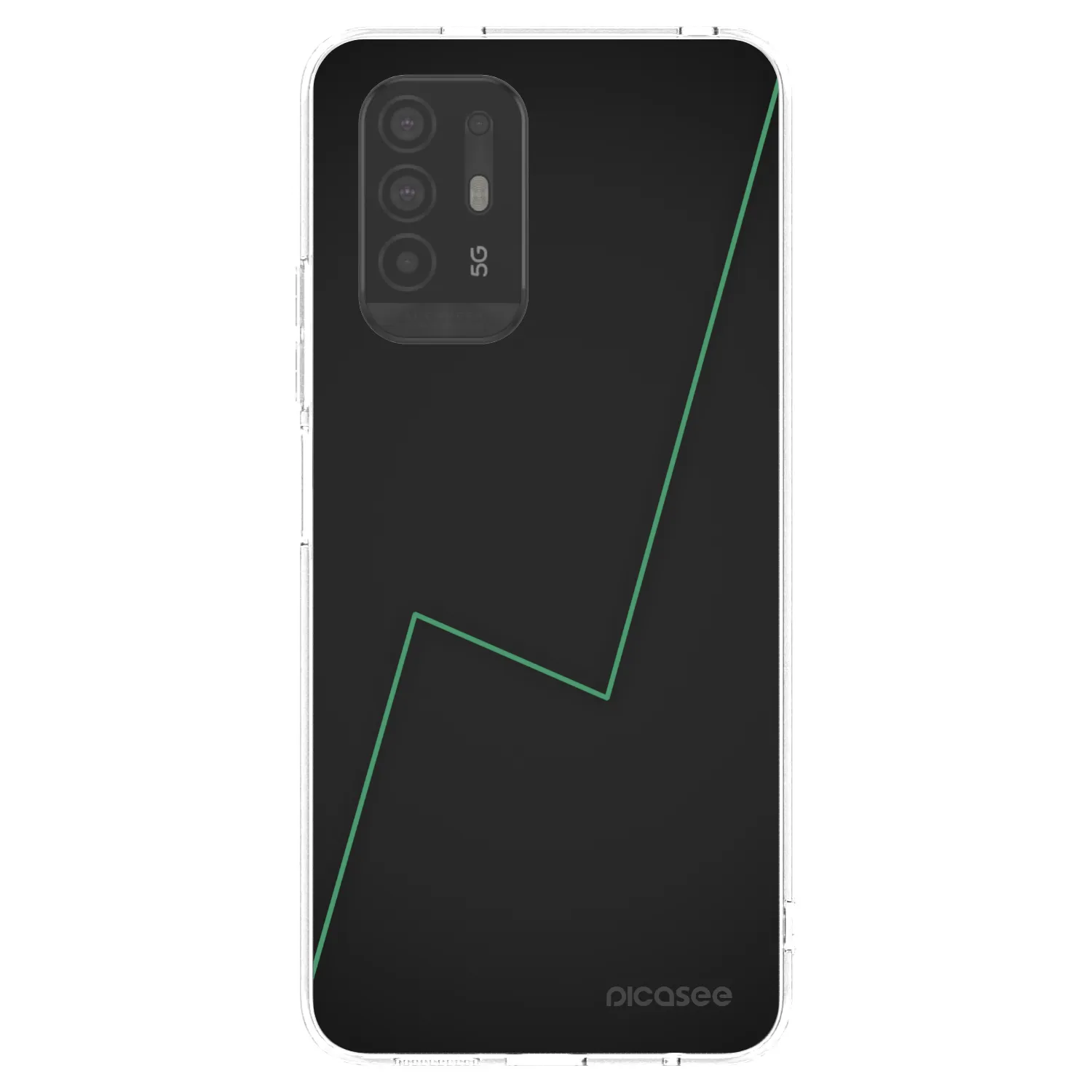 Picasee OPPO A94 5G Hülle - Transparentes Silikon - Consistency